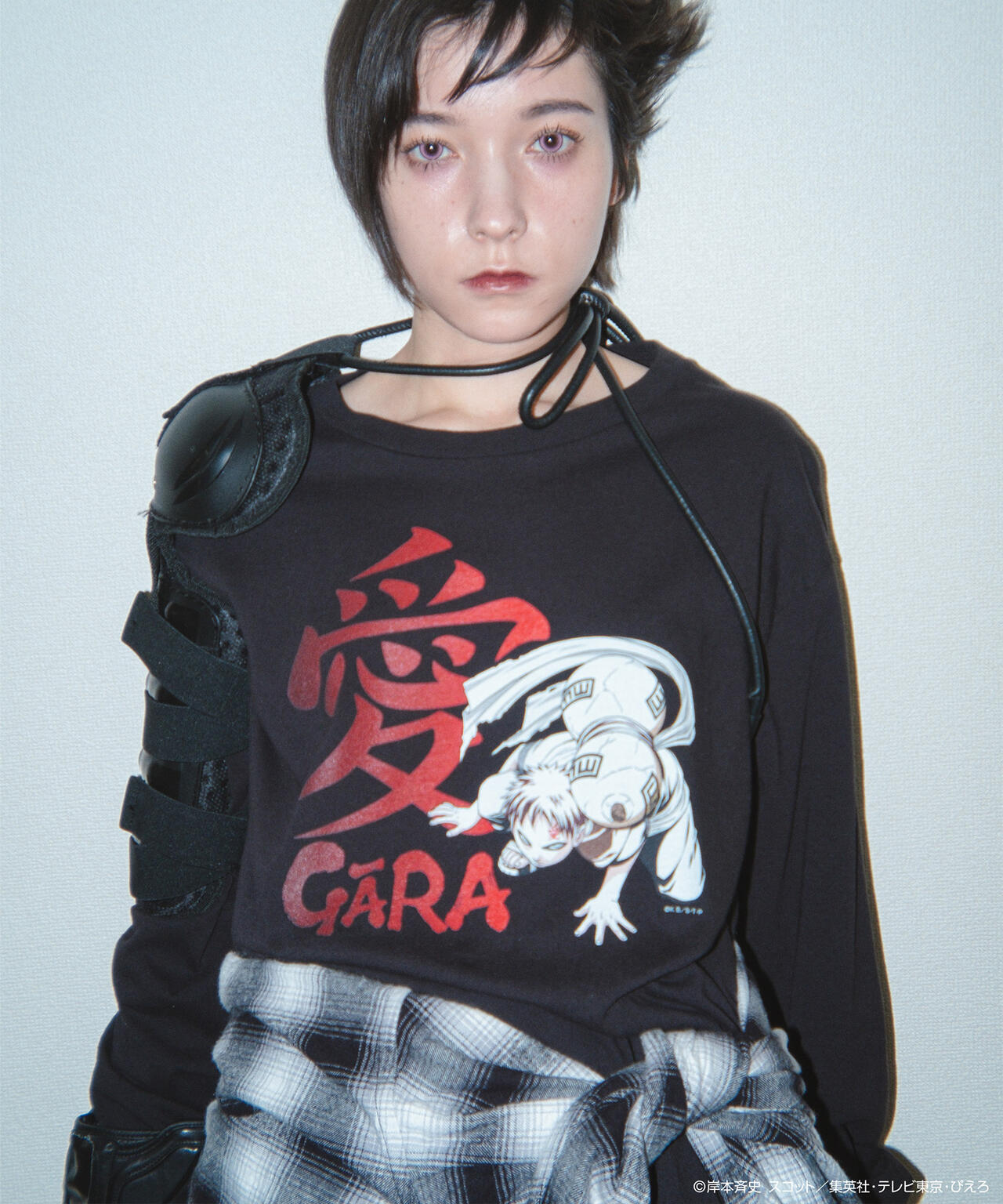 F-LAGSTUF-F×NARUTO-ナルト-/フラグスタフ×ナルト/"GARA" L/S TEE