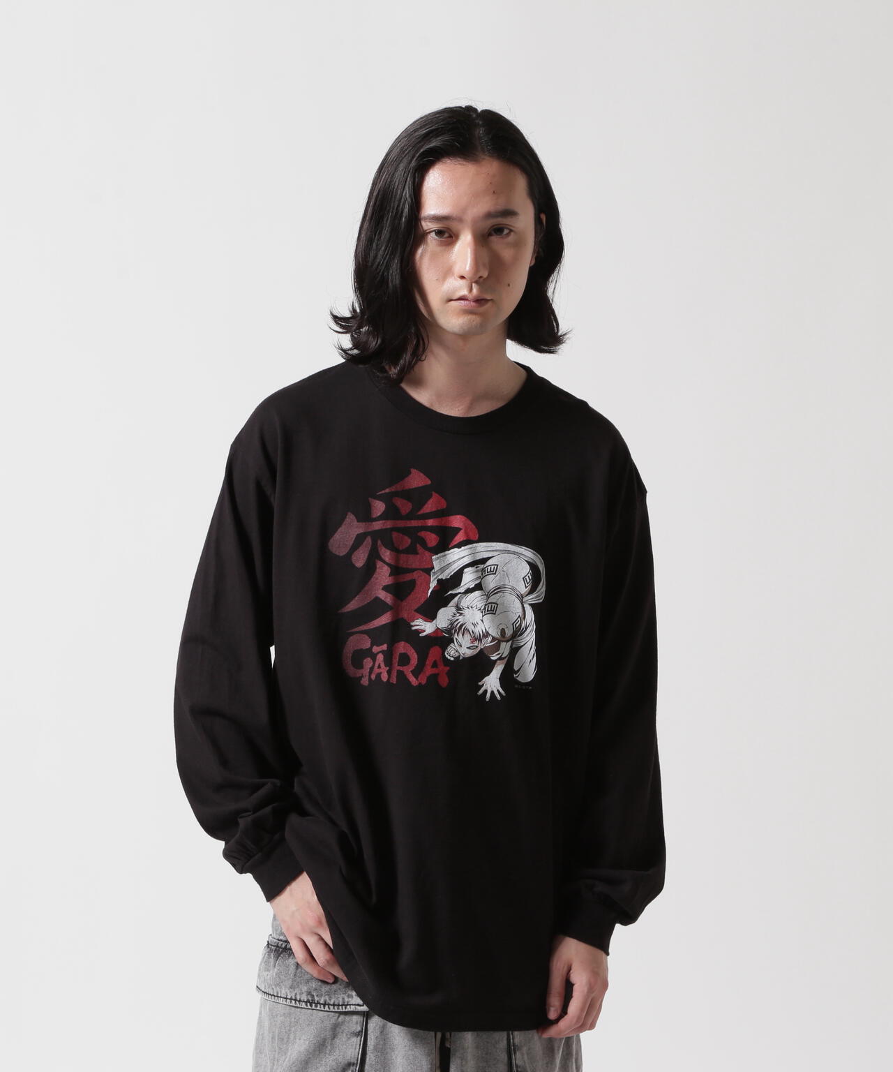 F-LAGSTUF-F×NARUTO-ナルト-/フラグスタフ×ナルト/"GARA" L/S TEE