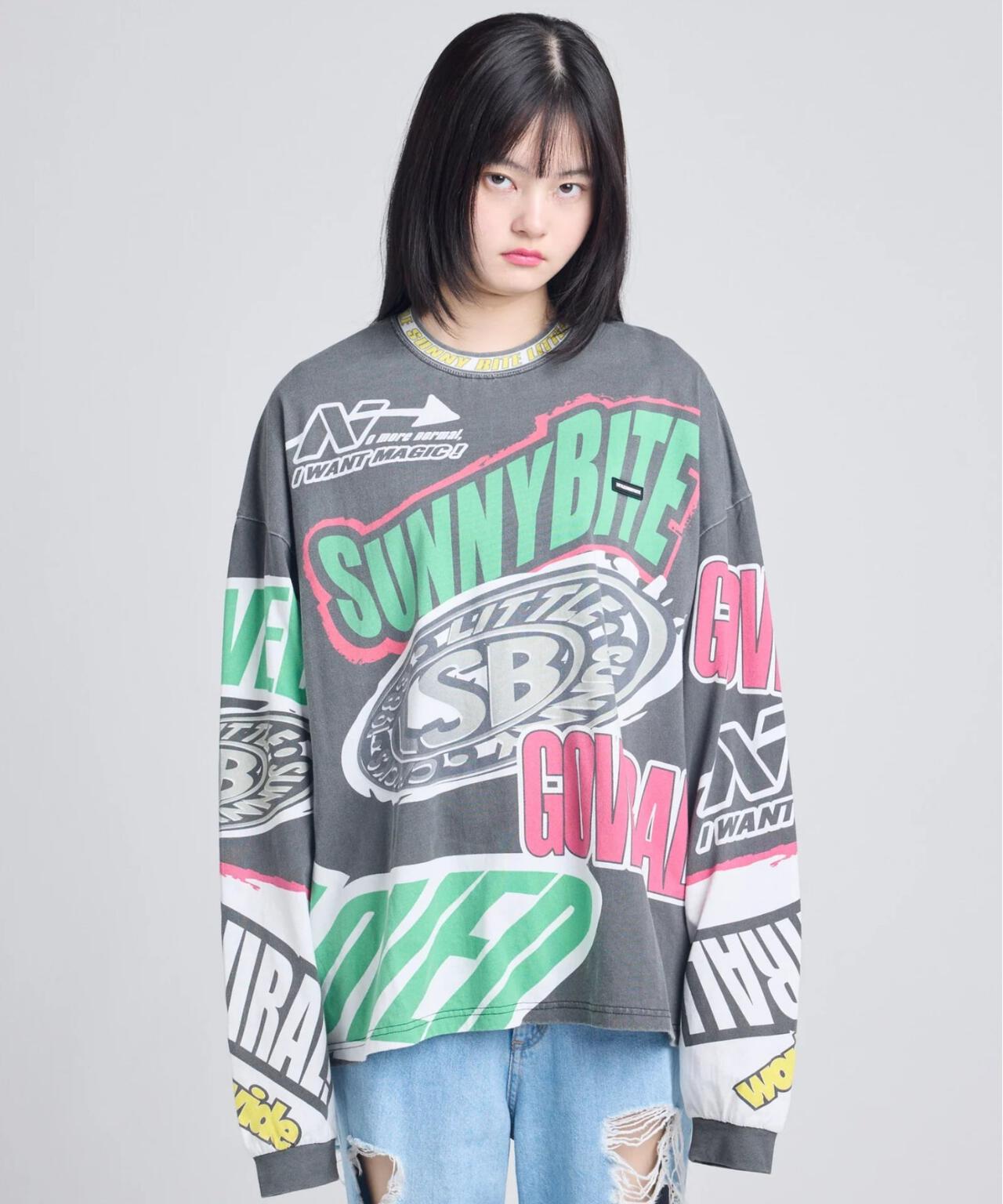 littlesunnybite/リトルサニーバイト/RACER LONG TEE