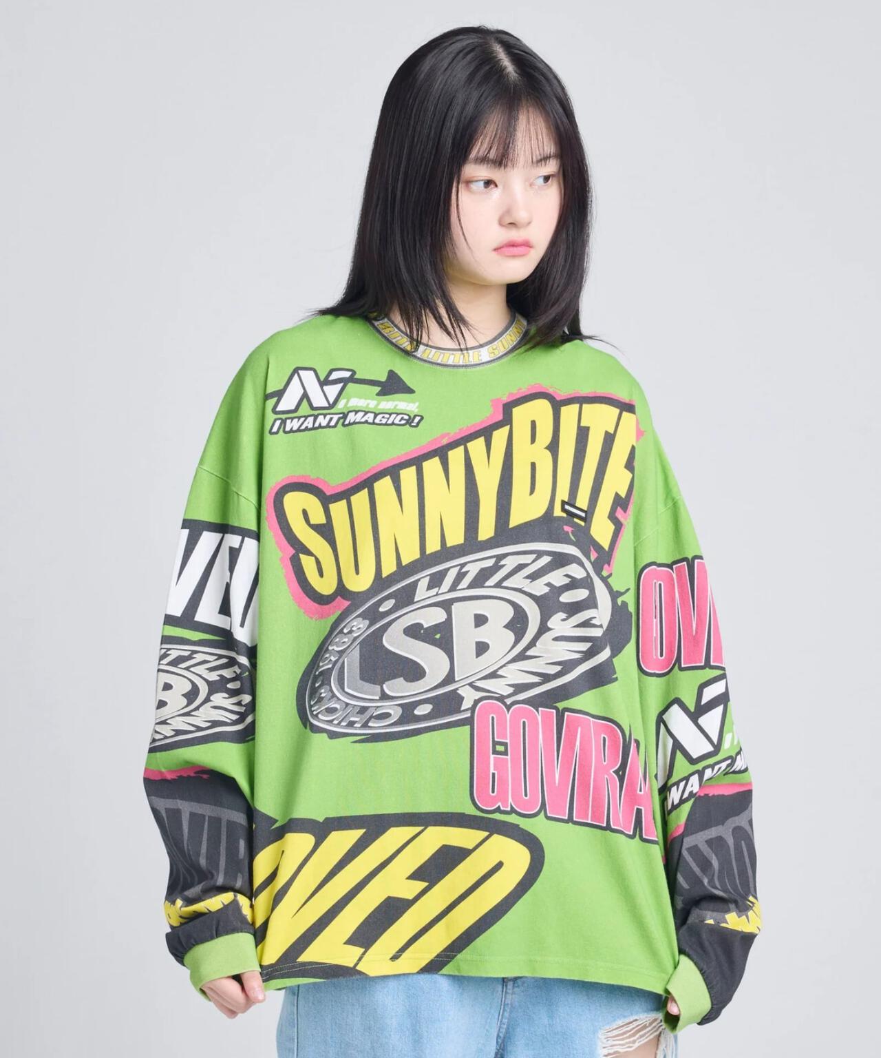 littlesunnybite/リトルサニーバイト/RACER LONG TEE