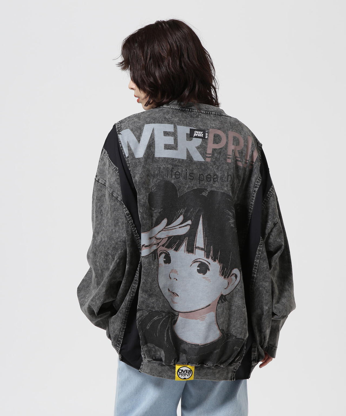 overprint/オーバープリント/PIGMENT SWEATSHIRTS LIKE LS TEE