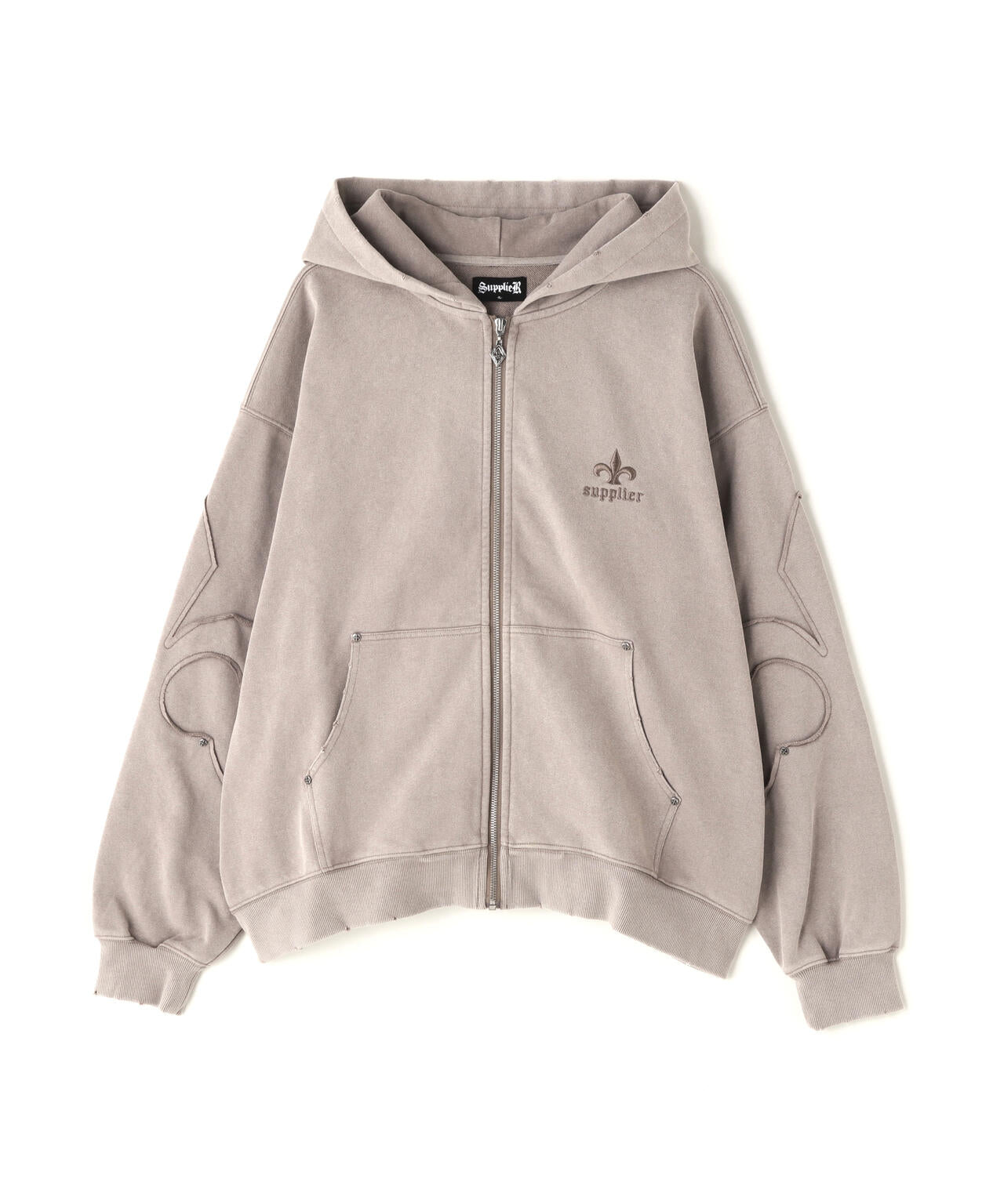 SUPPLIER/サプライヤー/FLEUR SWITCHING ZIP HOODIE