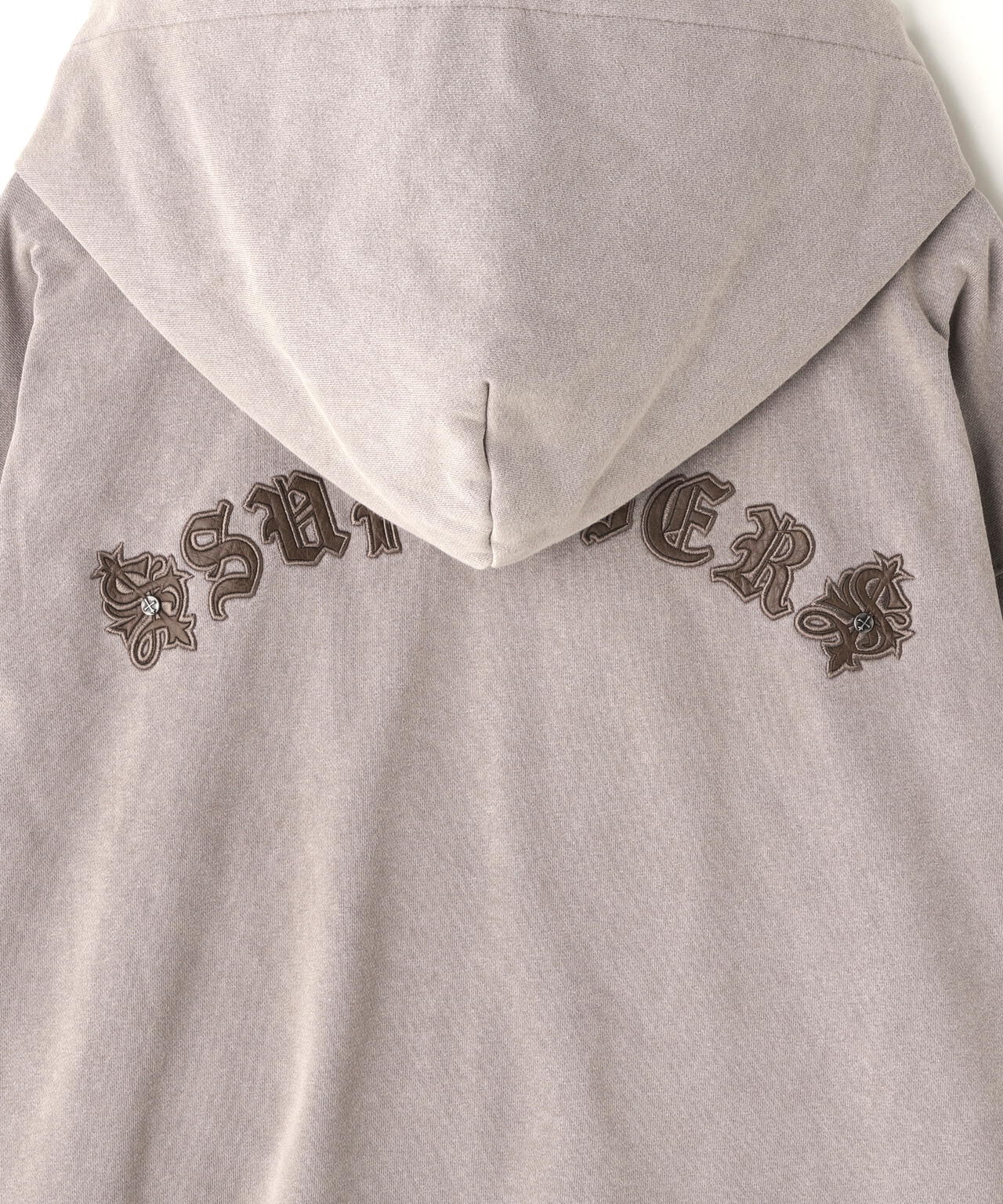 SUPPLIER/サプライヤー/FLEUR SWITCHING ZIP HOODIE