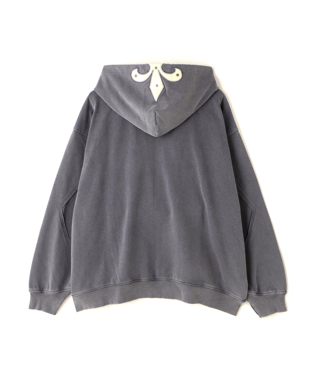 SUPPLIER/【LHP EXCLUSIVE】FLEUR LEATHER PATCH ZIP HOODIE