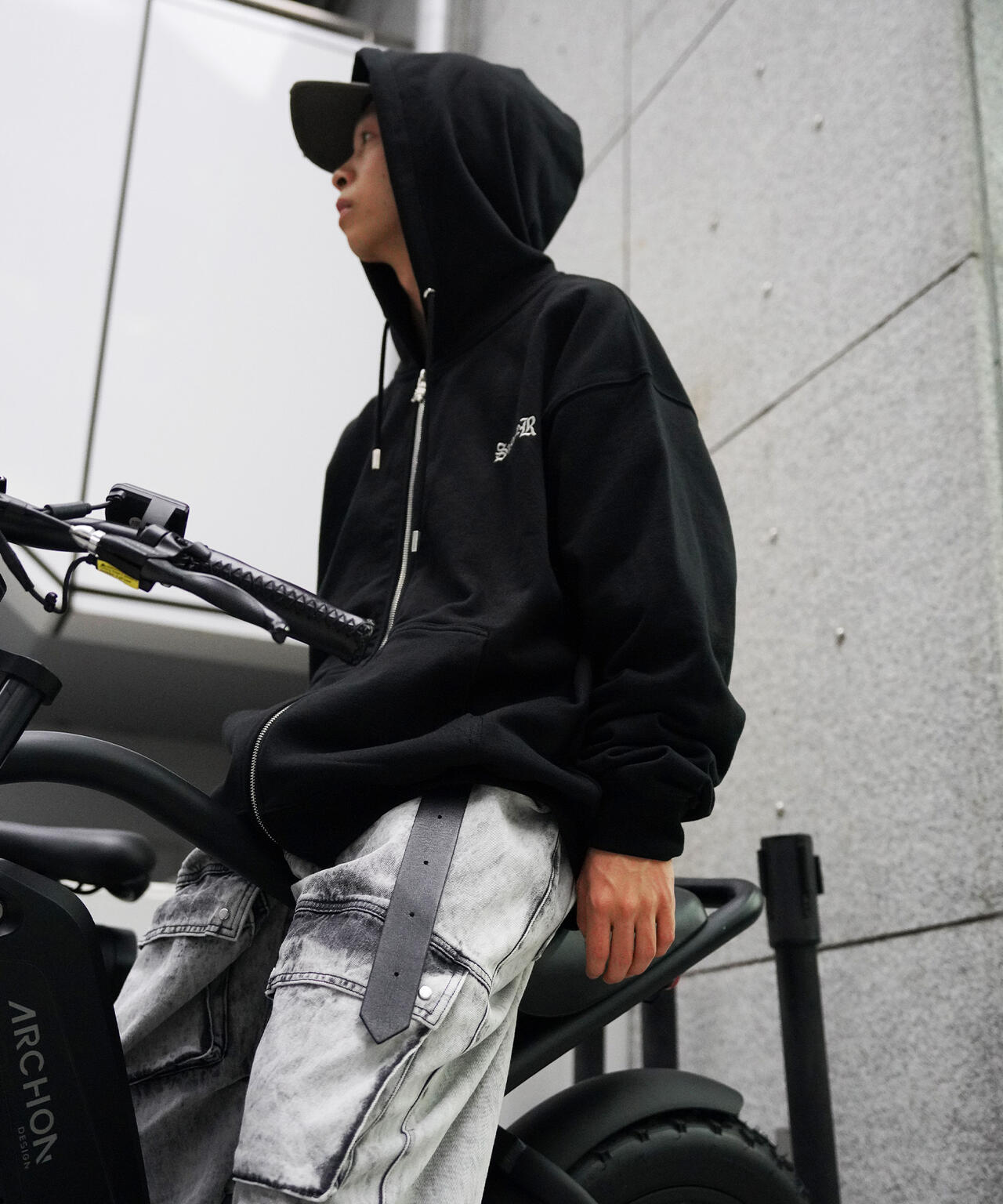 SUPPLIER【LHP WEB限定】CROSS ZIP HOODIE