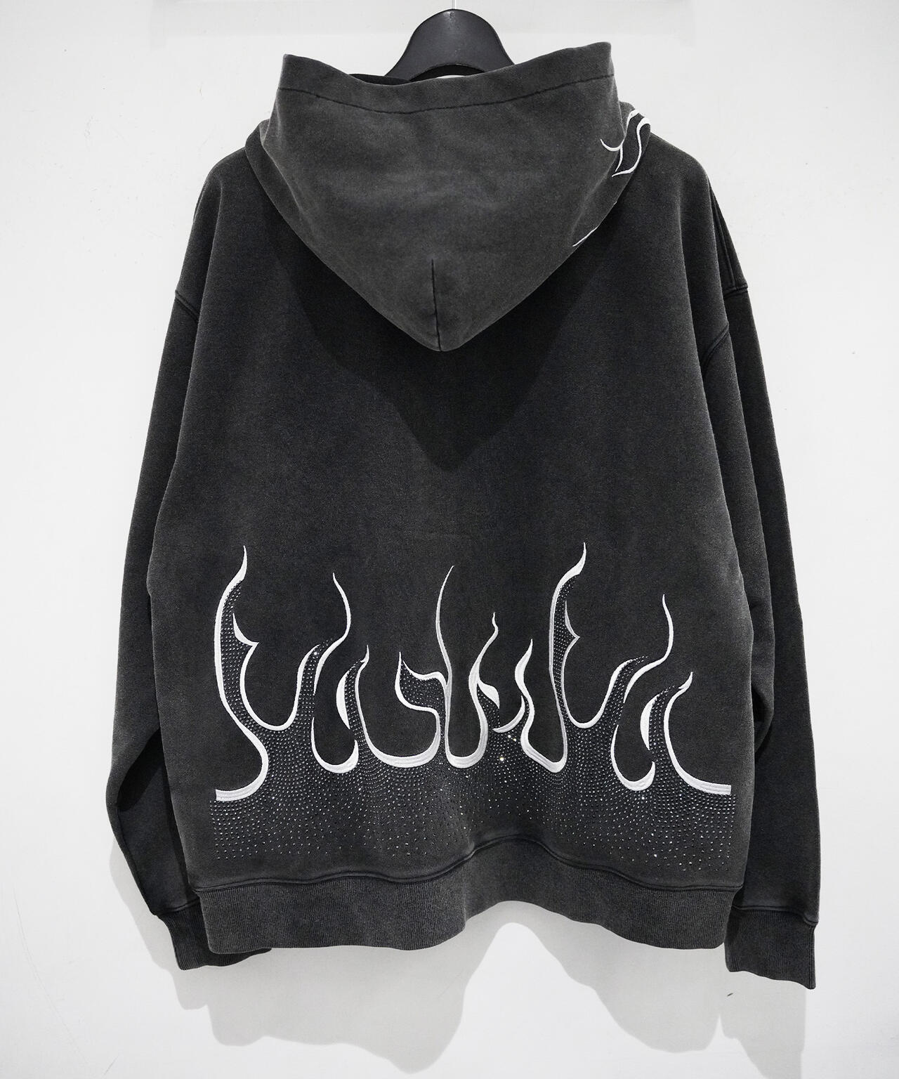 SUPPLIER【LHP WEB限定】FIRE PATTERN RHINESTONE ZIP