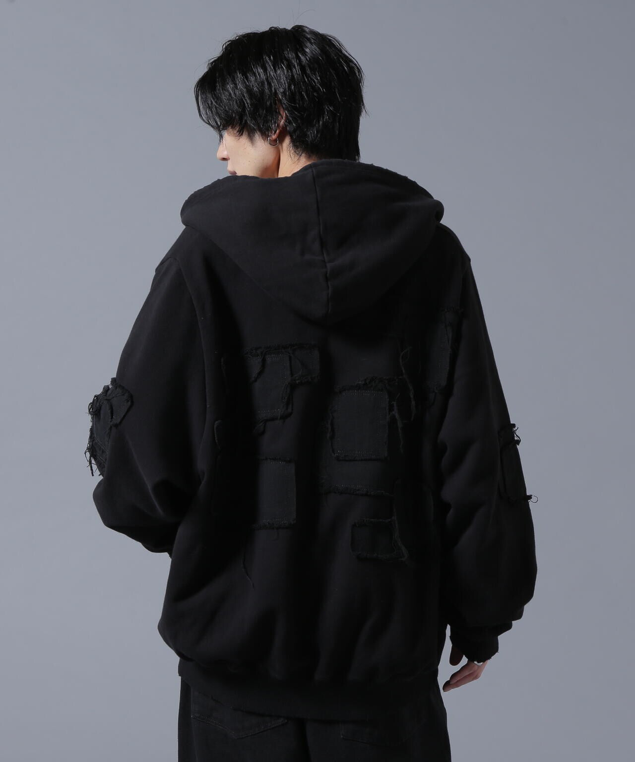 DankeSchon/ダンケシェーン/PATCHWORK ZIP HOODIE