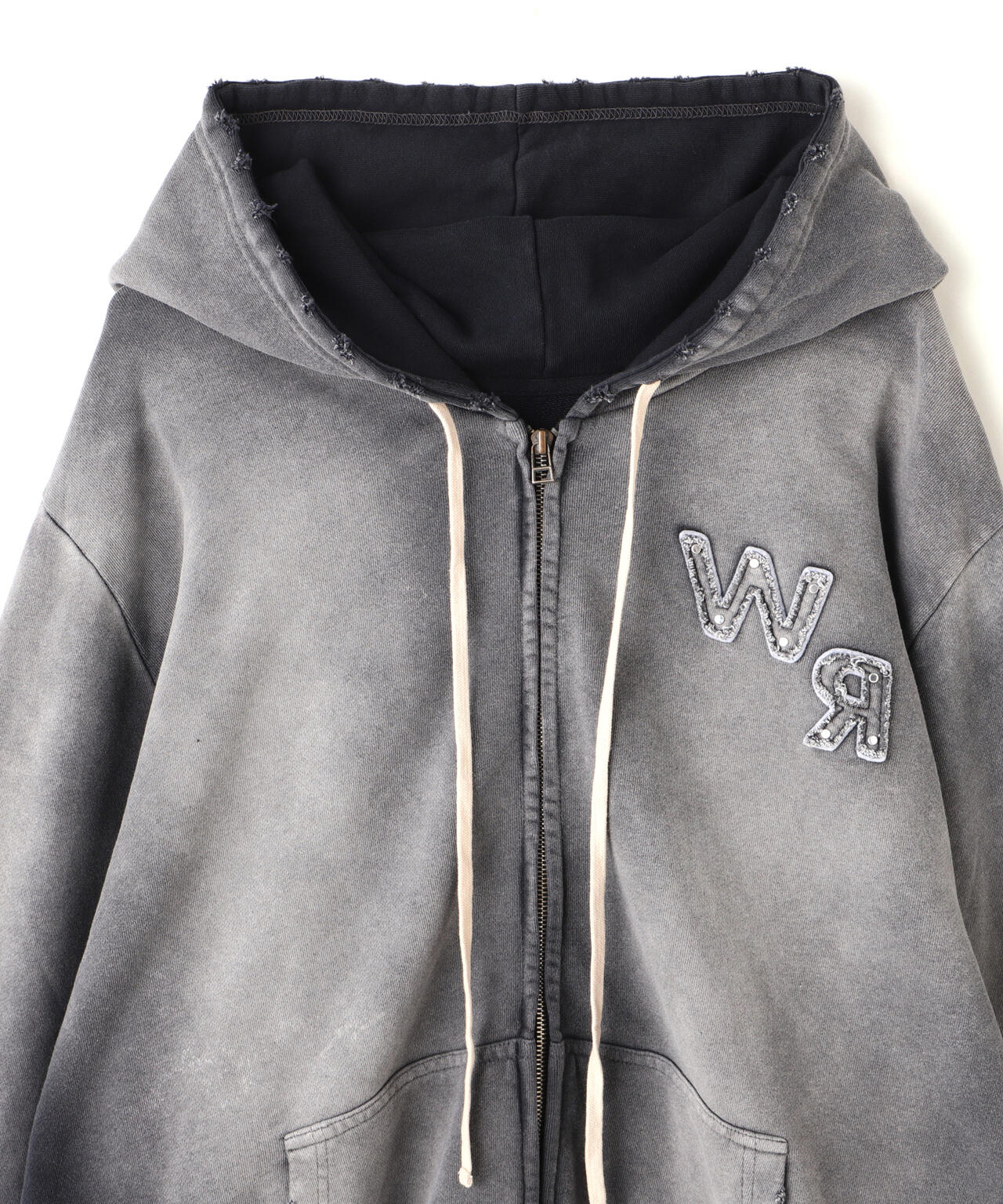 DankeSchon/ダンケシェーン/SPRAYED SWEAT ZIP HOODIE