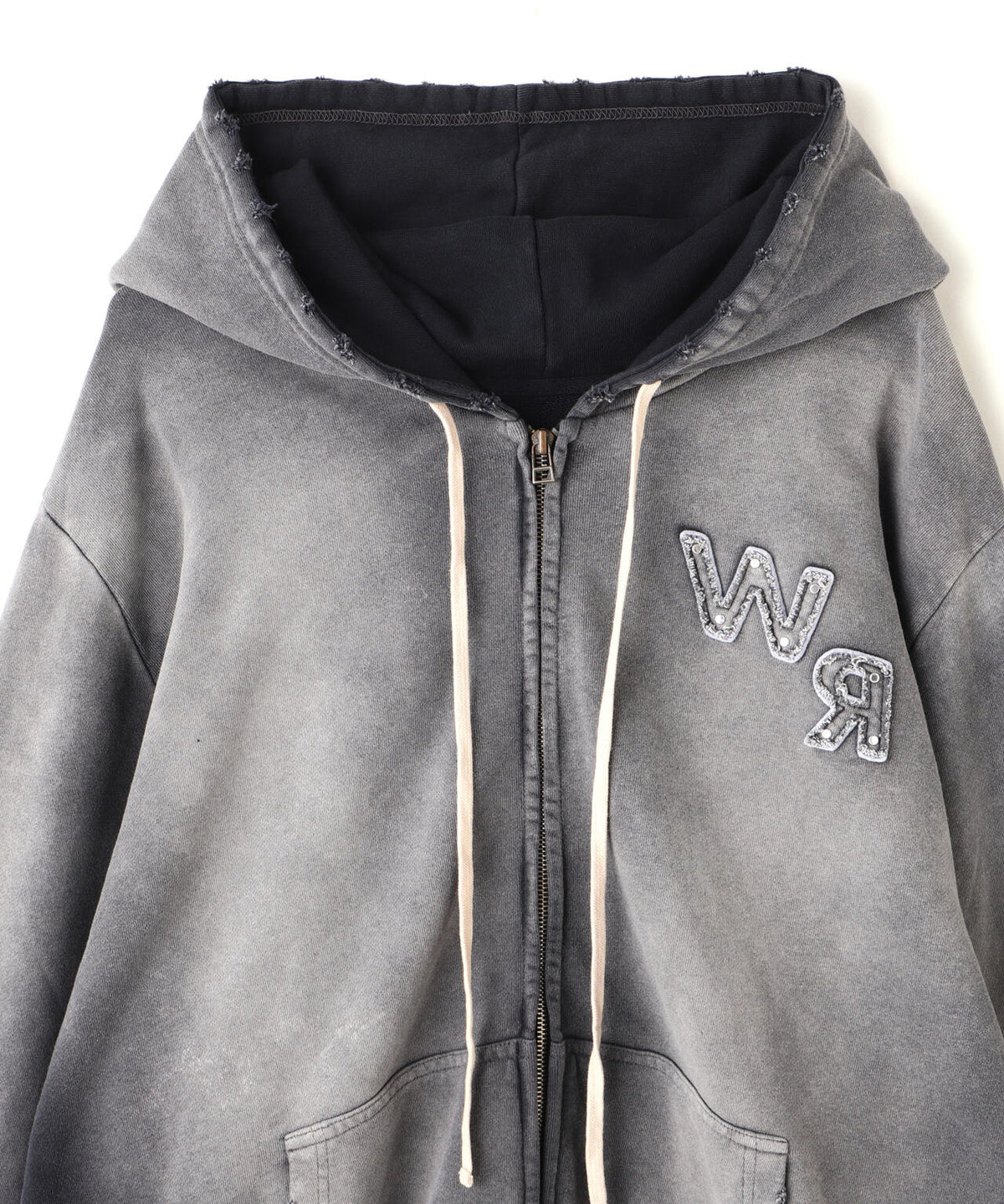 DankeSchon/ダンケシェーン/SPRAYED SWEAT ZIP HOODIE
