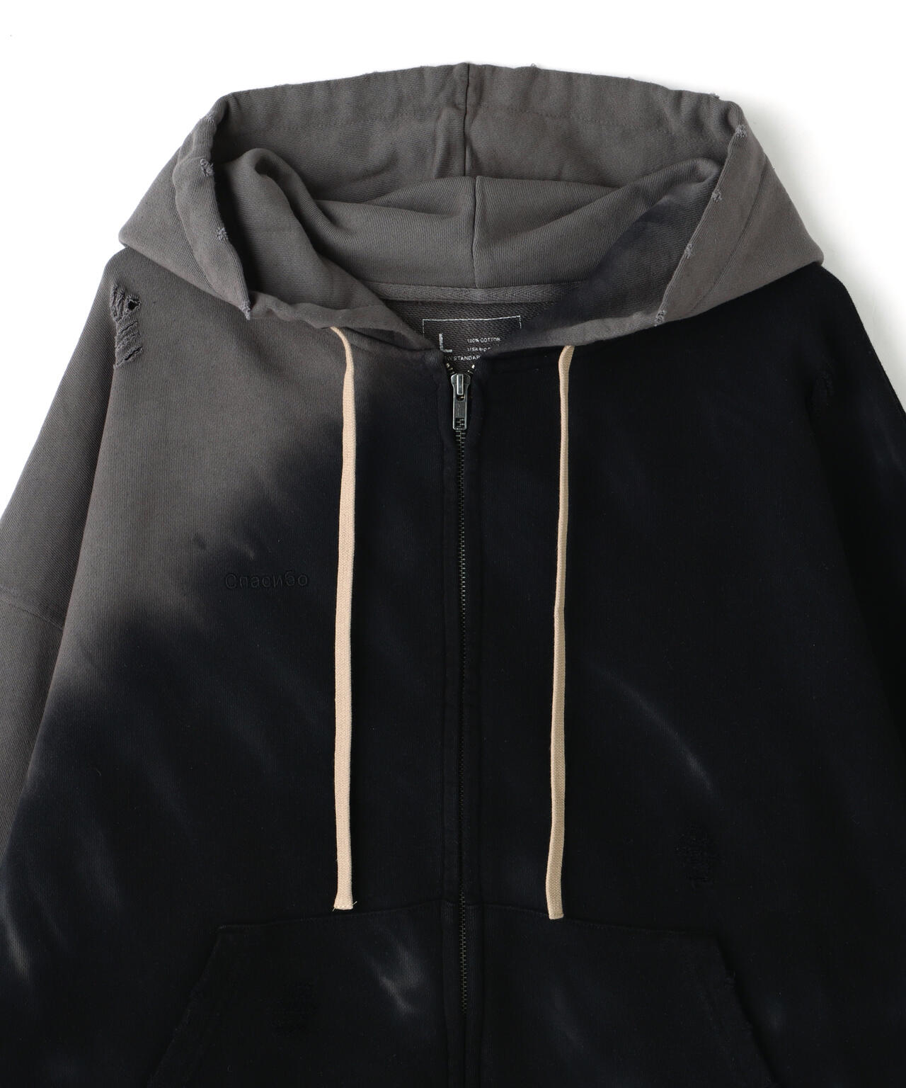 DankeSchon/ダンケシェーン/TIEDYE ZIP HOODIE