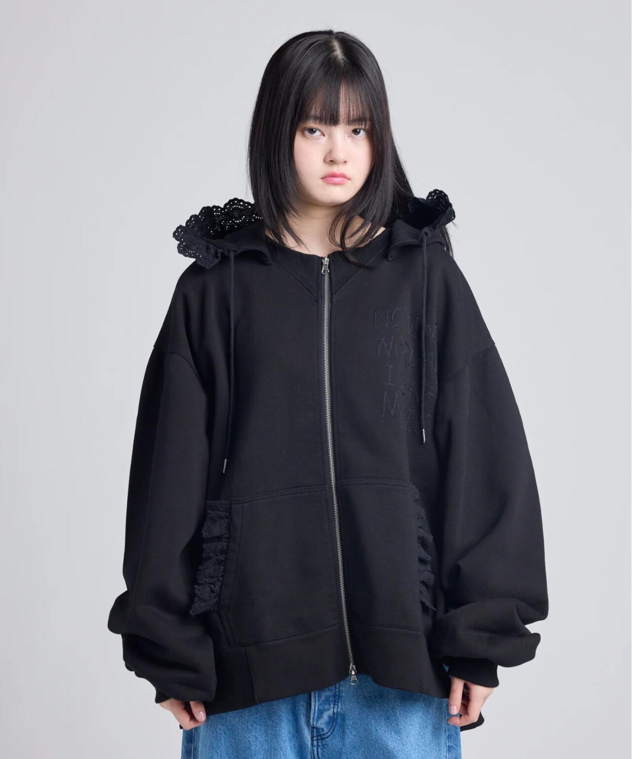 LittleSunnyBite/リトルサニーバイト/lacy logo hoodie