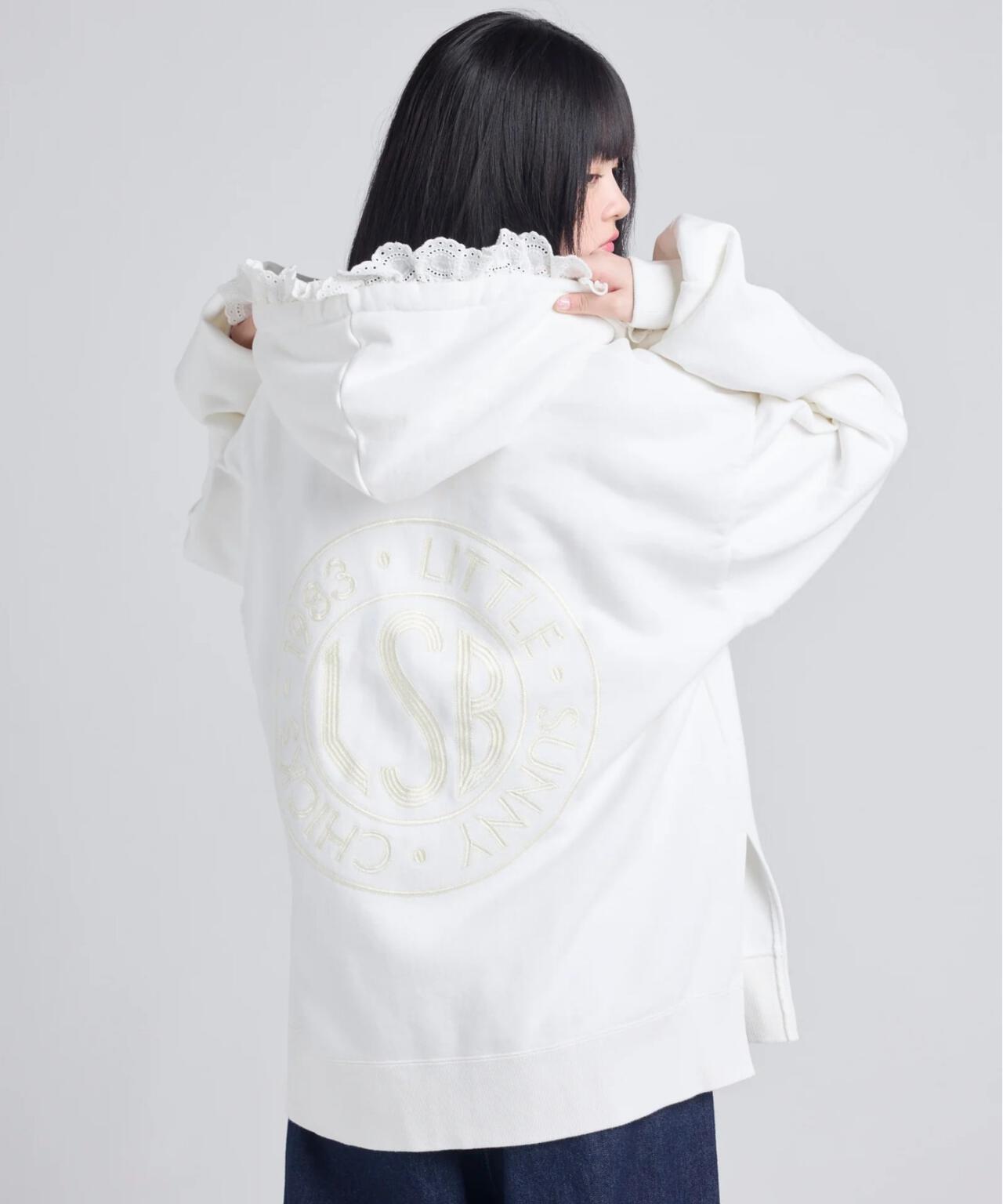 LittleSunnyBite/リトルサニーバイト/lacy logo hoodie