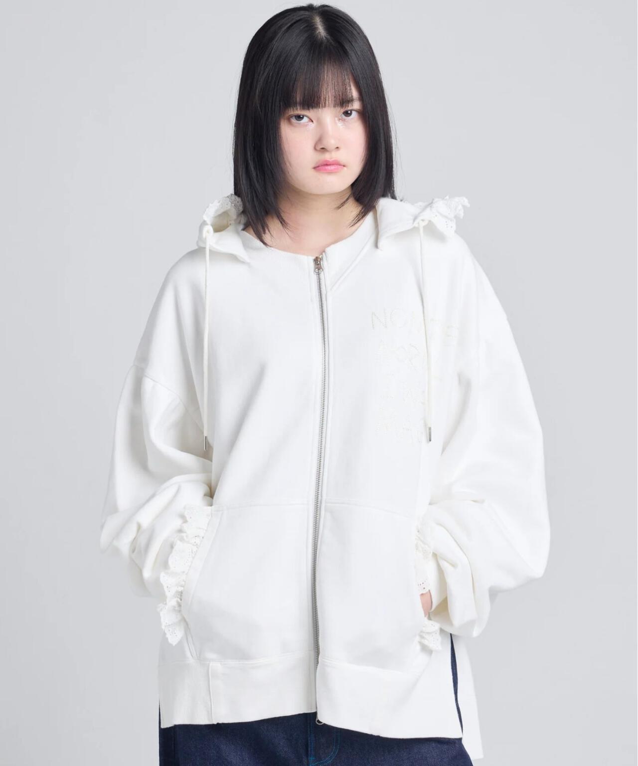 LittleSunnyBite/リトルサニーバイト/lacy logo hoodie