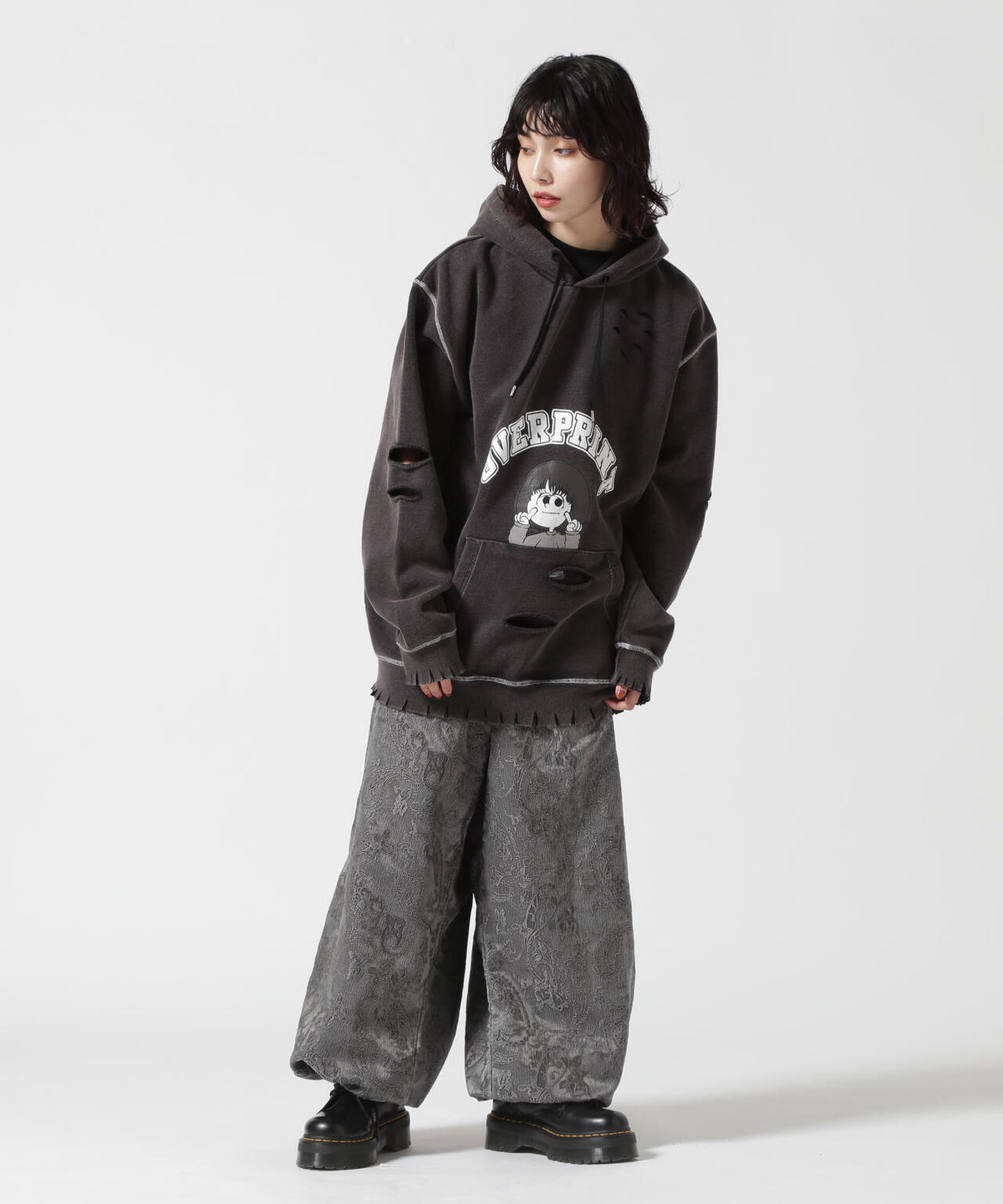 overprint/オーバープリント/PUPPET HOODIE