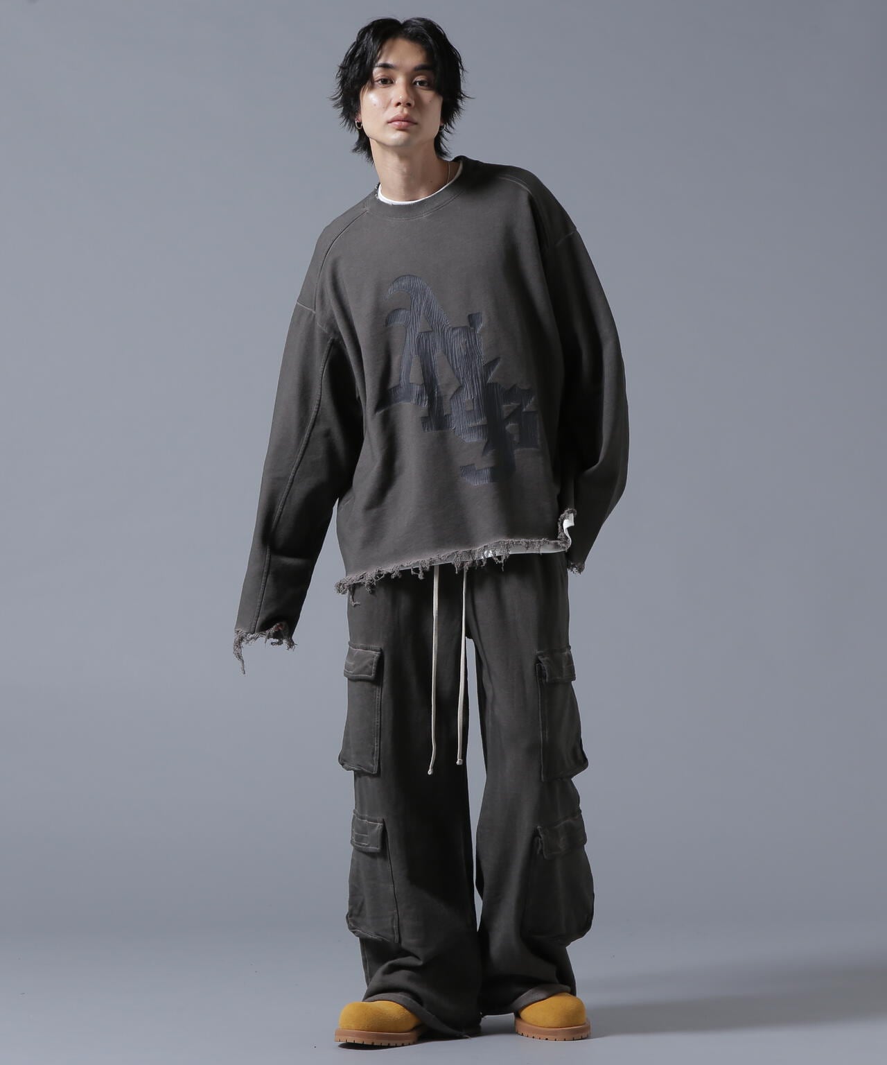 DankeSchon/ダンケシェーン/WATERDYE SWEAT CREWNECK