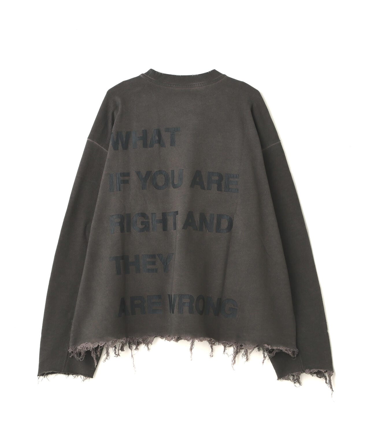 DankeSchon/ダンケシェーン/WATERDYE SWEAT CREWNECK