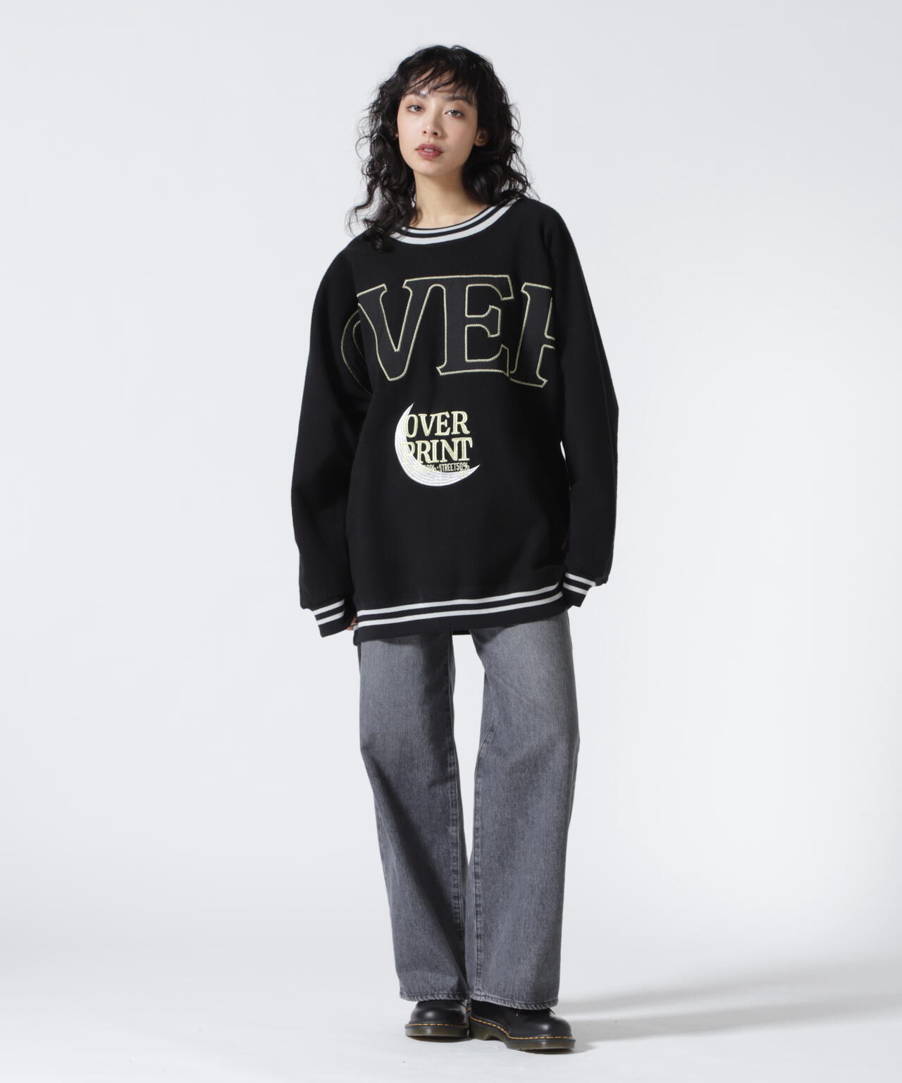 overprint/オーバープリント/OVER DOLMAN SWEATSHIRTS