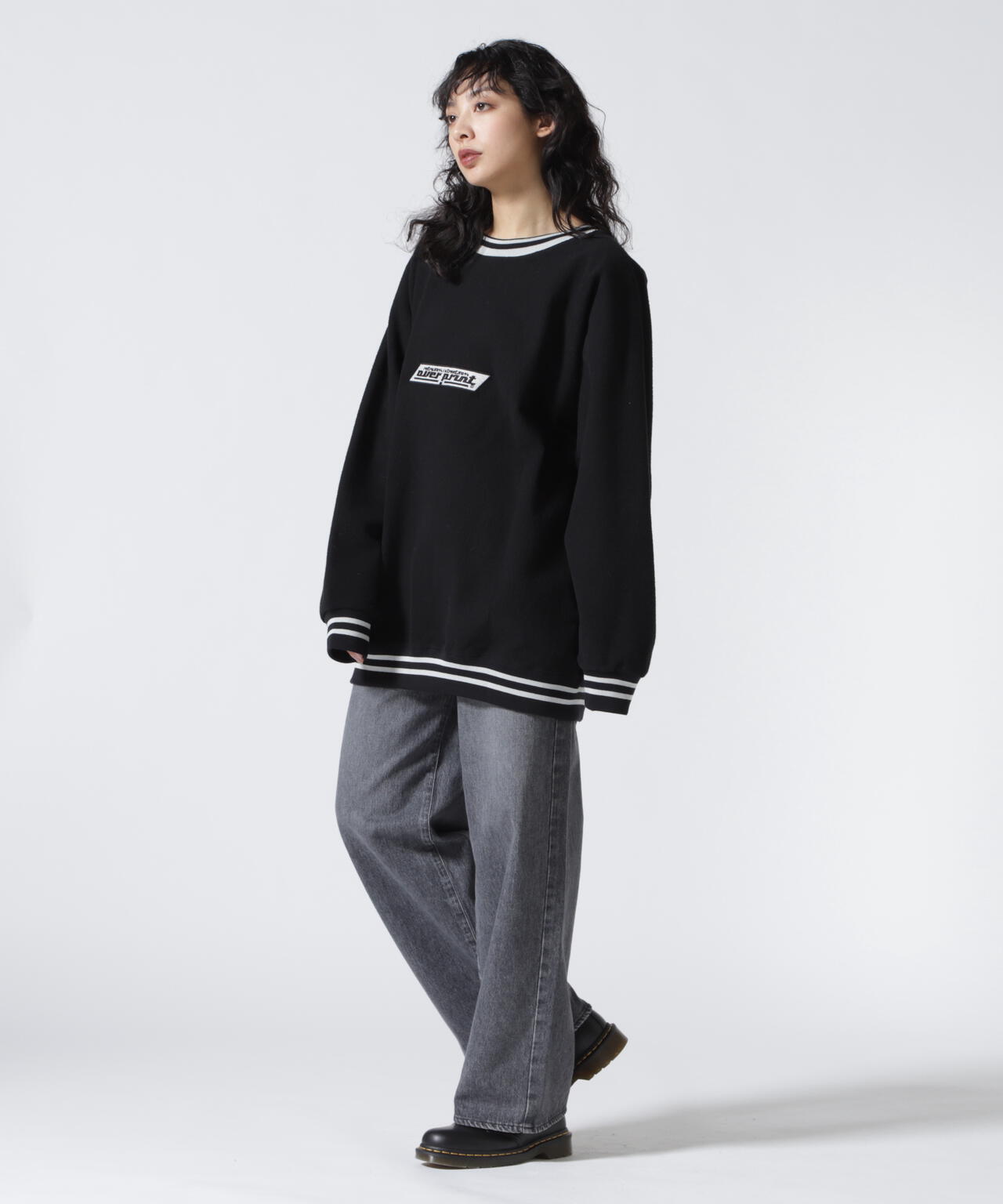 overprint/オーバープリント/OVER DOLMAN SWEATSHIRTS