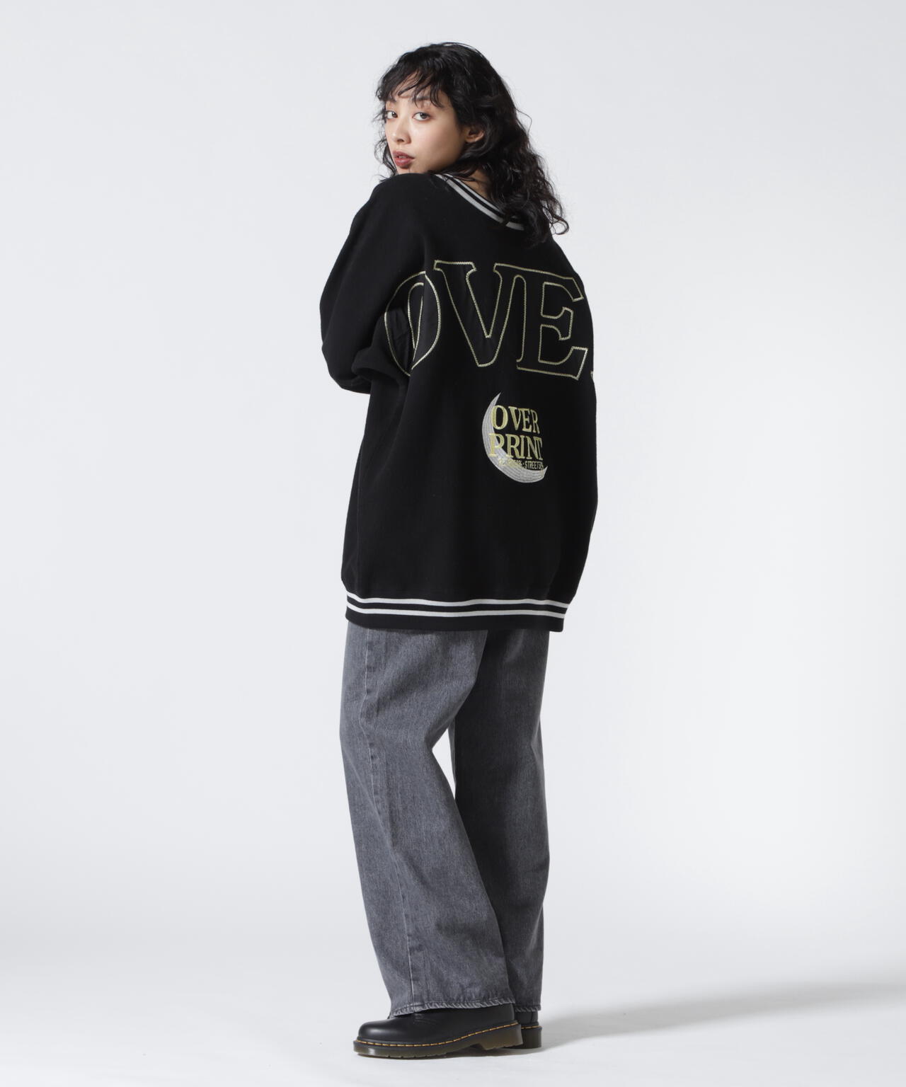overprint/オーバープリント/OVER DOLMAN SWEATSHIRTS