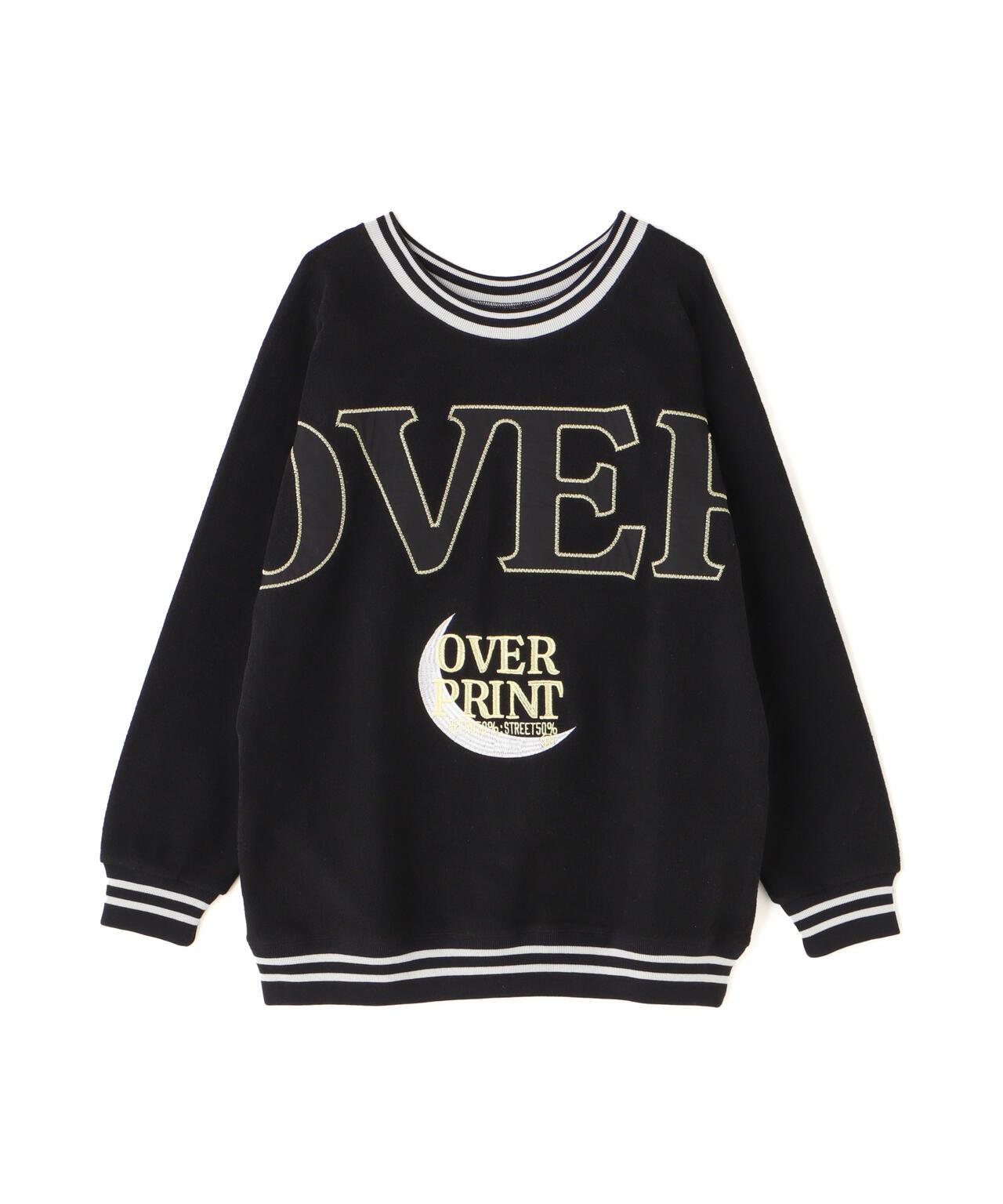overprint/オーバープリント/OVER DOLMAN SWEATSHIRTS