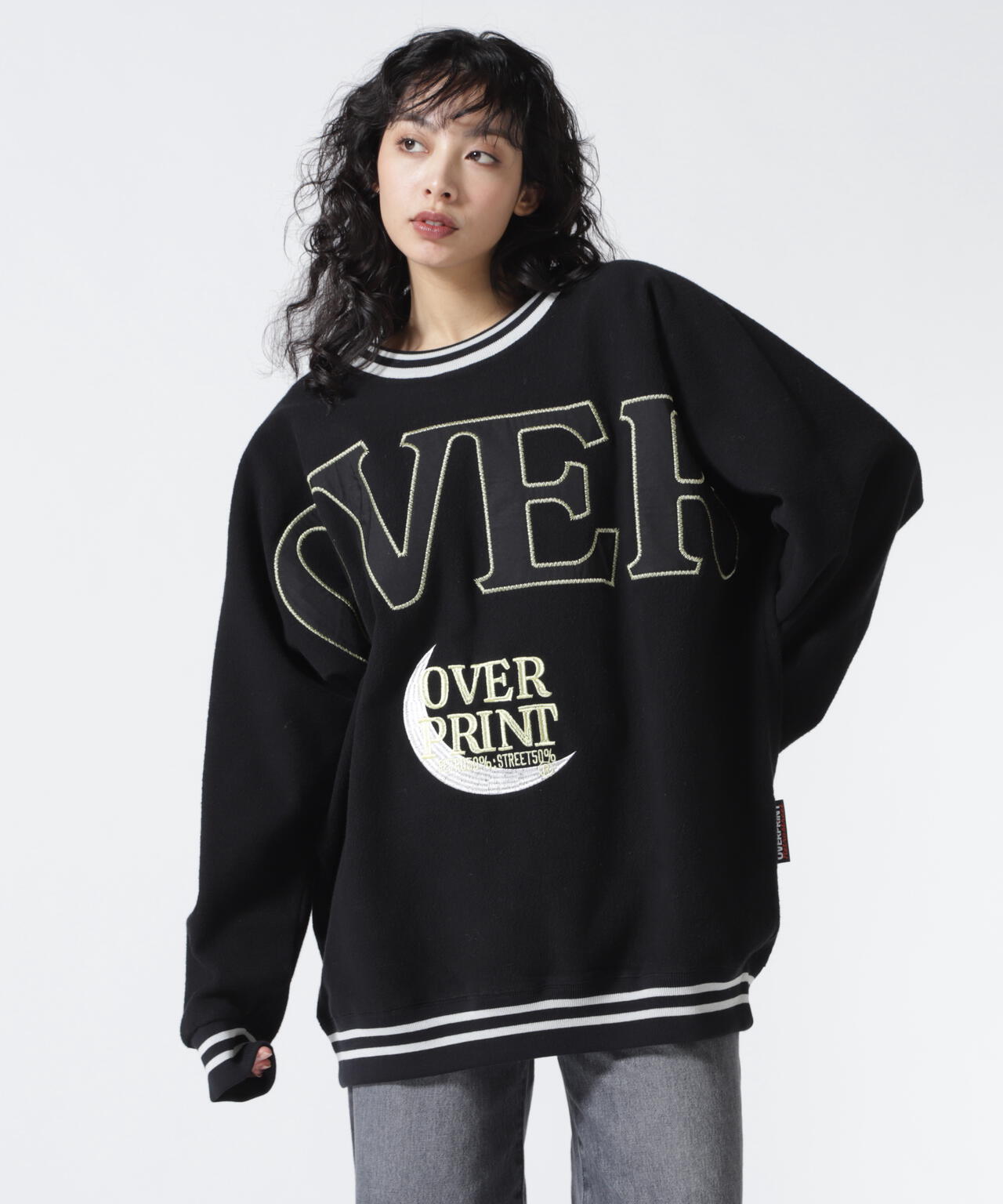overprint/オーバープリント/OVER DOLMAN SWEATSHIRTS