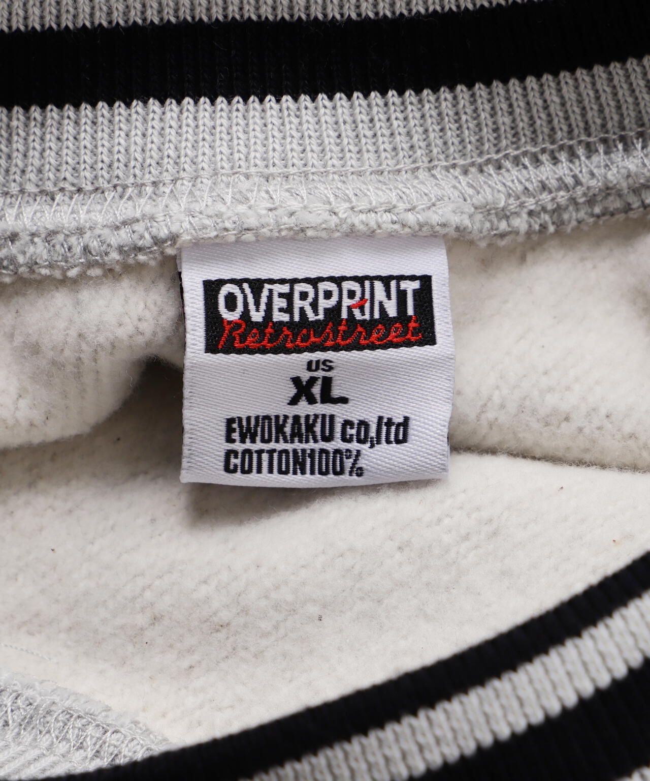 overprint/オーバープリント/OVER DOLMAN SWEATSHIRTS
