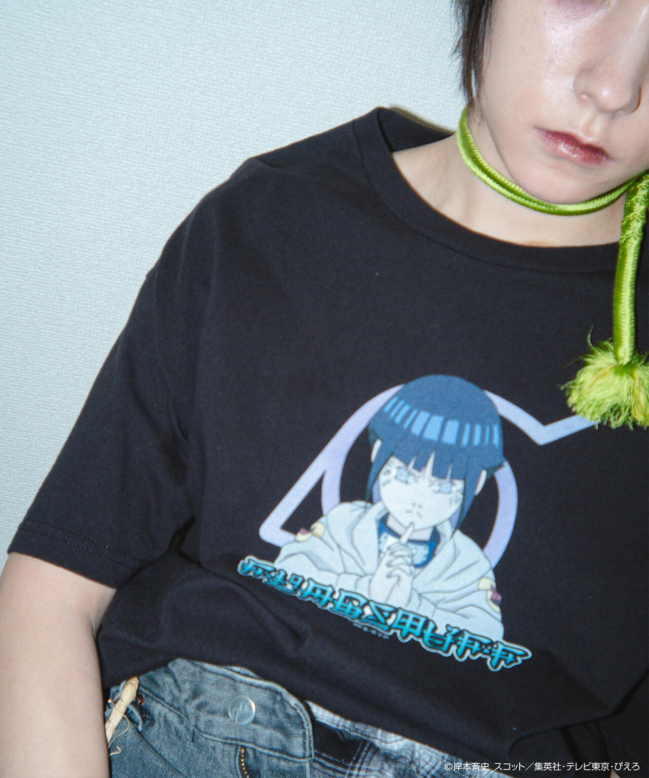 F-LAGSTUF-F×NARUTO-ナルト-/フラグスタフ×ナルト/"HINATA" S/S TEE