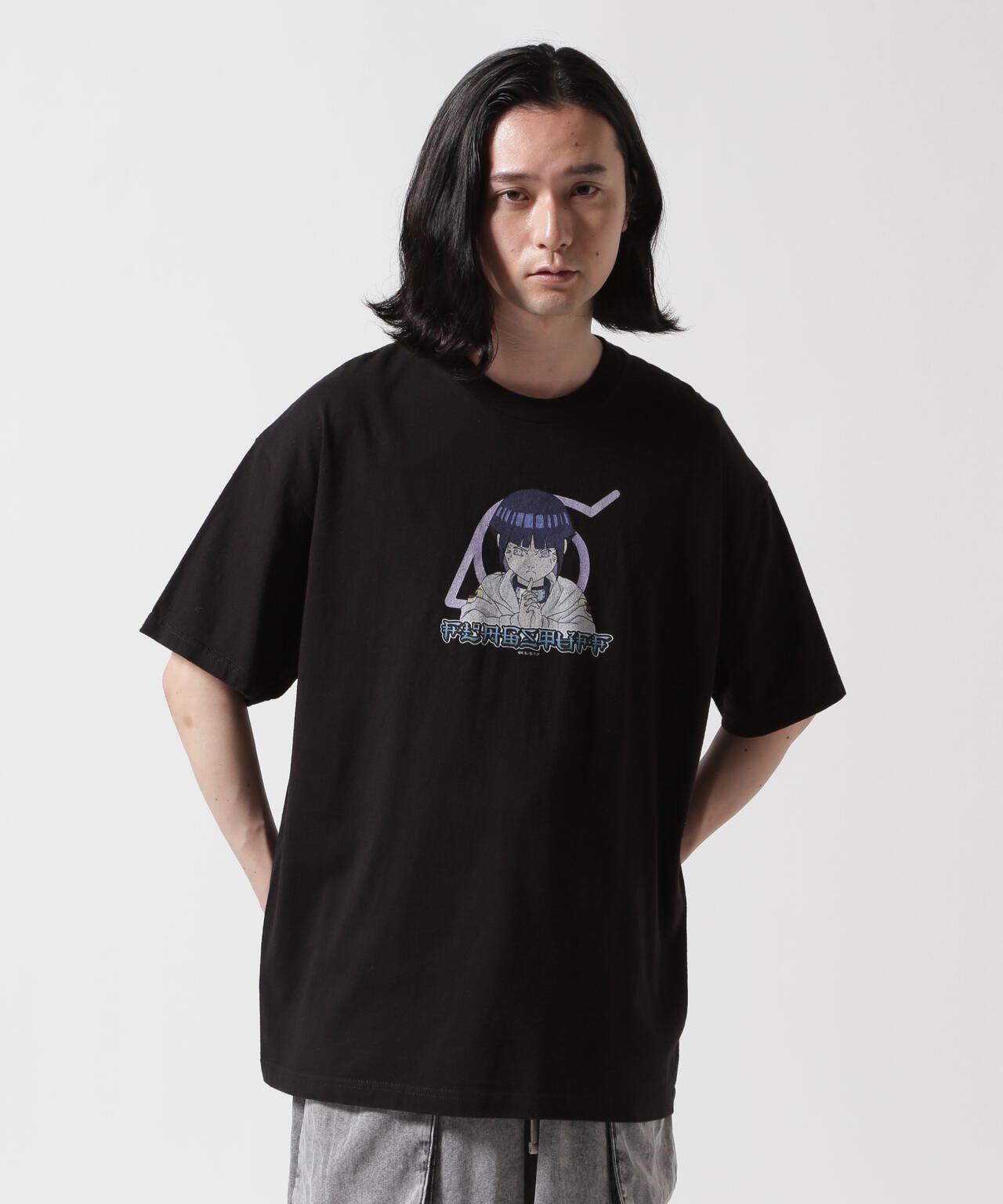F-LAGSTUF-F×NARUTO-ナルト-/フラグスタフ×ナルト/"HINATA" S/S TEE
