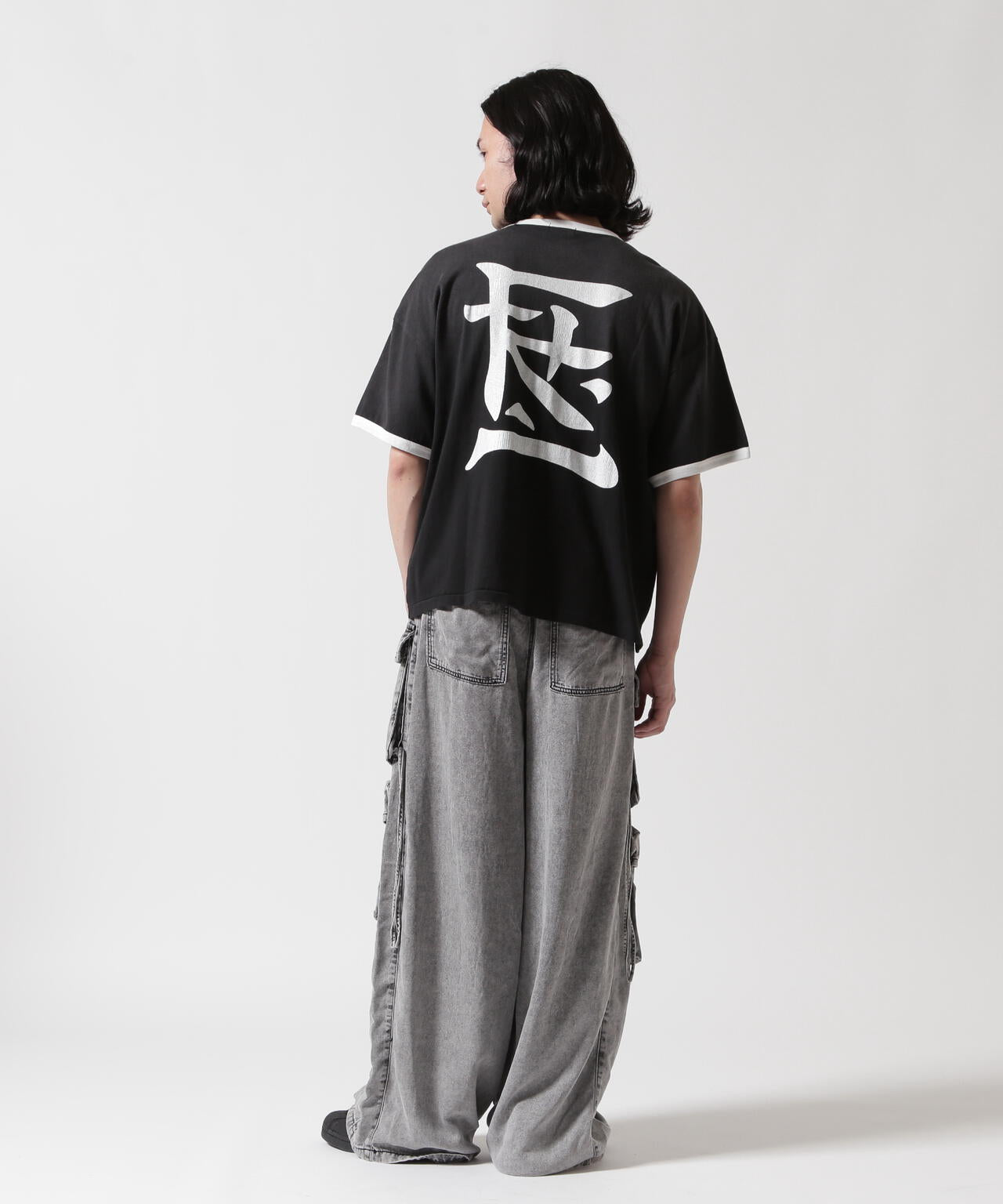 F-LAGSTUF-F/フラグスタフ/RINGER TEE(KANJI LOGO)