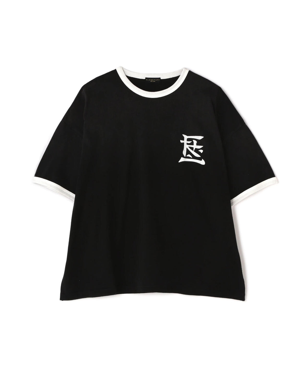 F-LAGSTUF-F/フラグスタフ/RINGER TEE(KANJI LOGO)