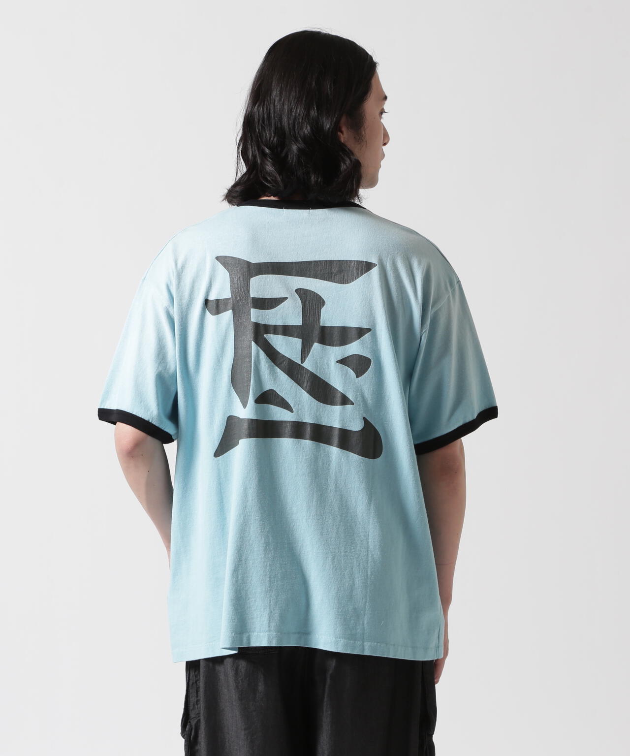 F-LAGSTUF-F/フラグスタフ/RINGER TEE(KANJI LOGO)