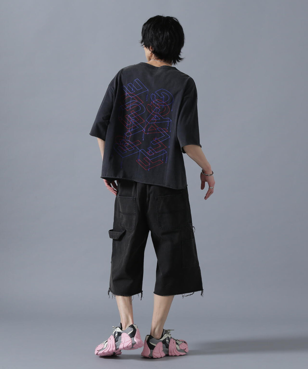 DankeSchon/ダンケシェーン/CUTOFF S/S TEE REDFLAG