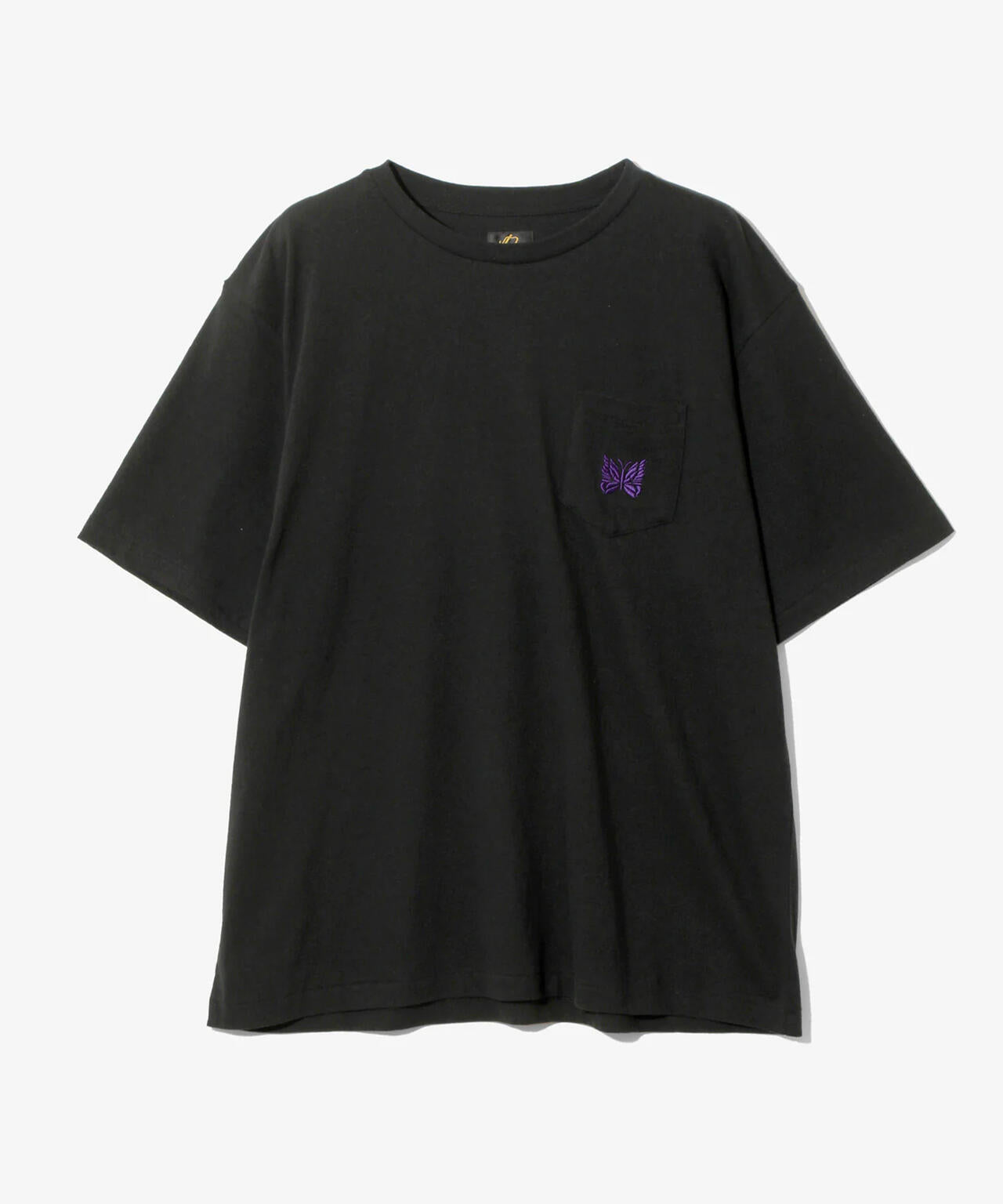 NEEDLES/ニードルズ/S/S PAPILLON EMB.POCKET TEE - COTTON JERSEY