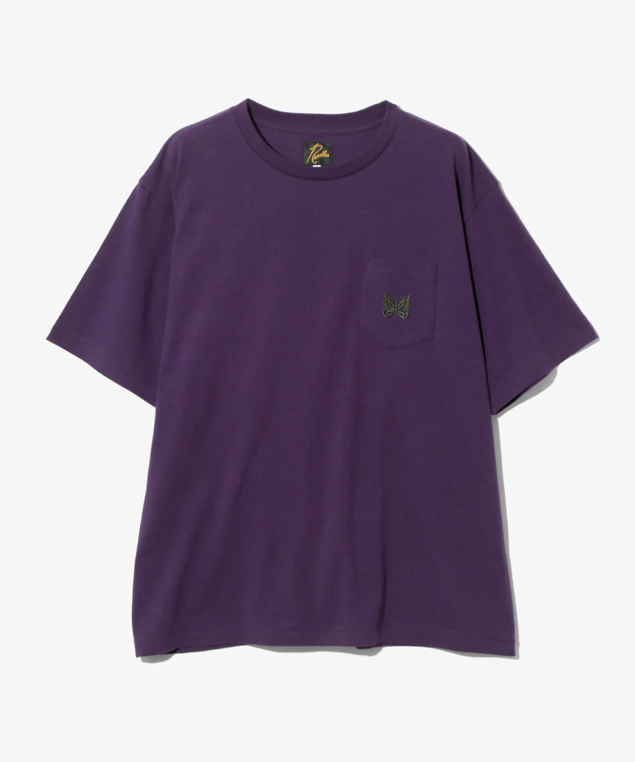 NEEDLES/ニードルズ/S/S PAPILLON EMB.POCKET TEE - COTTON JERSEY