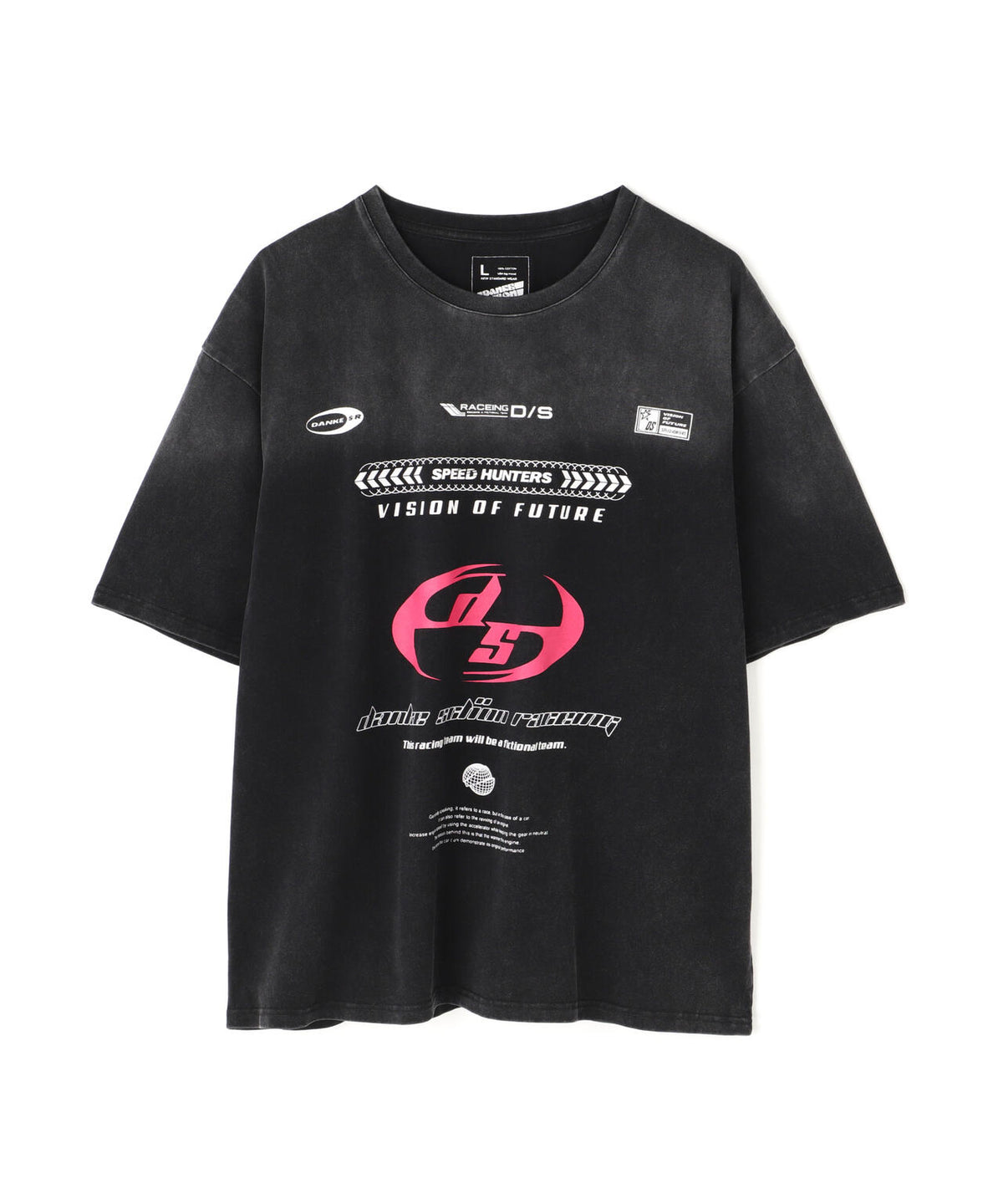 DankeSchon/ダンケシェーン/POWDER S/S TEE RACE PINK