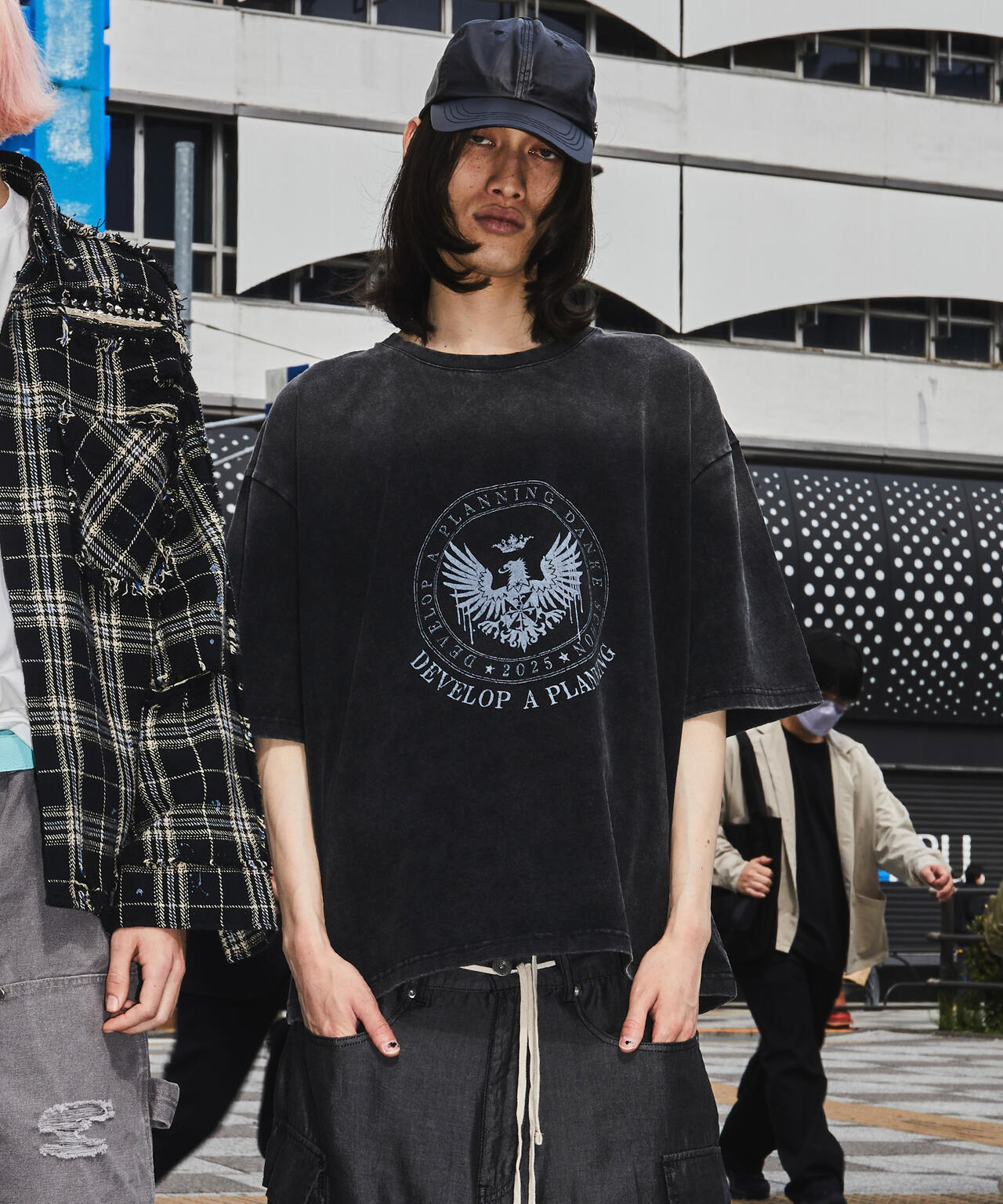 DankeSchon/ダンケシェーン/POWDER SS TEE MILS CIRCLE