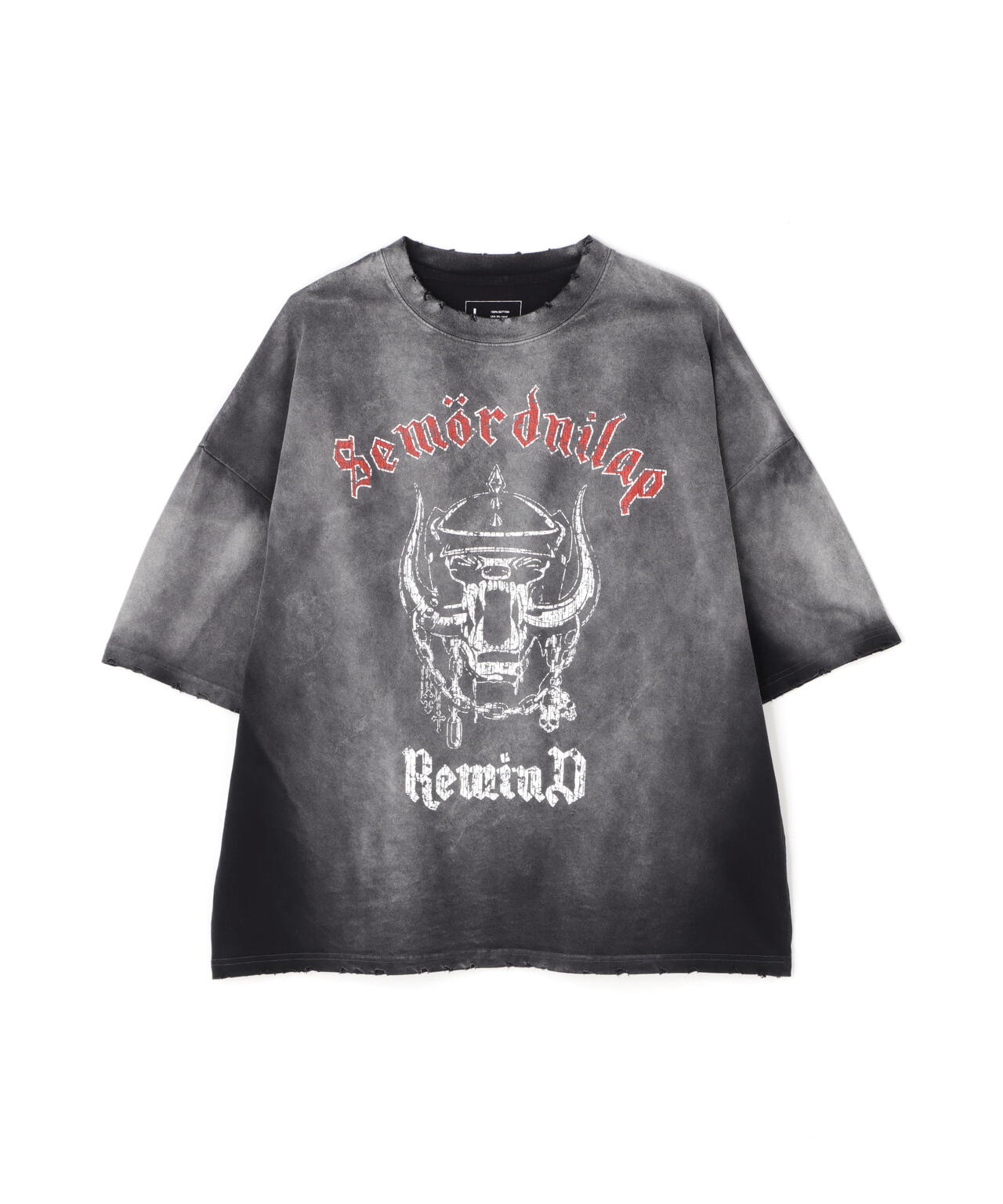 DankeSchon/ダンケシェーン/PIGMENT SPRAY S/S TEE MORTAL
