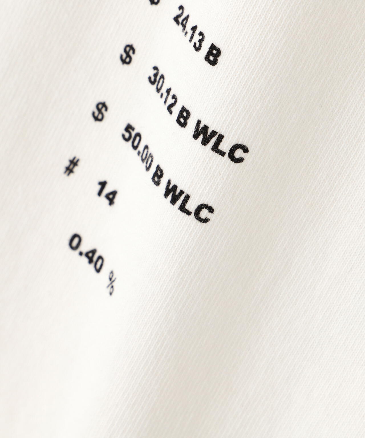 WHITELAND/ホワイトランド/CRYPTO MARKET TEE