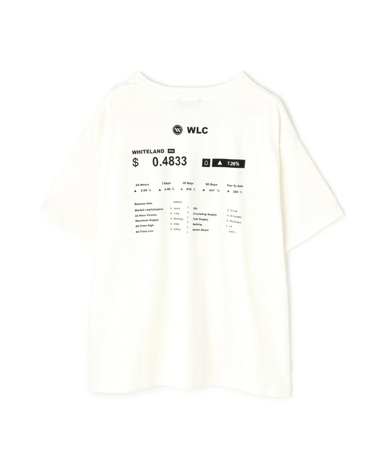 WHITELAND/ホワイトランド/CRYPTO MARKET TEE