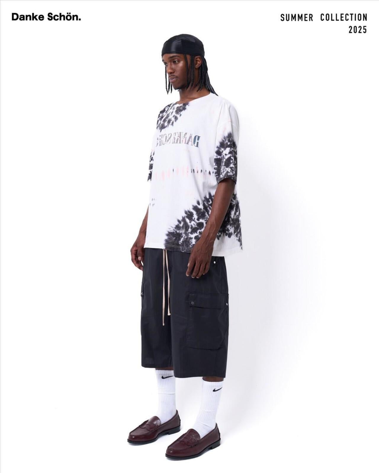 DankeSchon/ダンケシェーン/TIEDYE S/S TEE - E