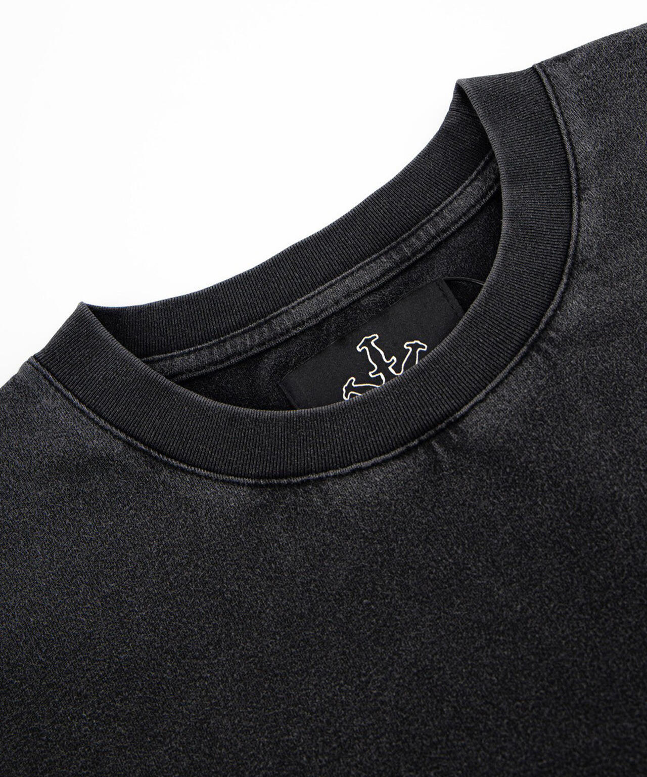 UNKNOWNLONDON/アンノウンロンドン/OUTLINE CROSS RHINESTONE T
