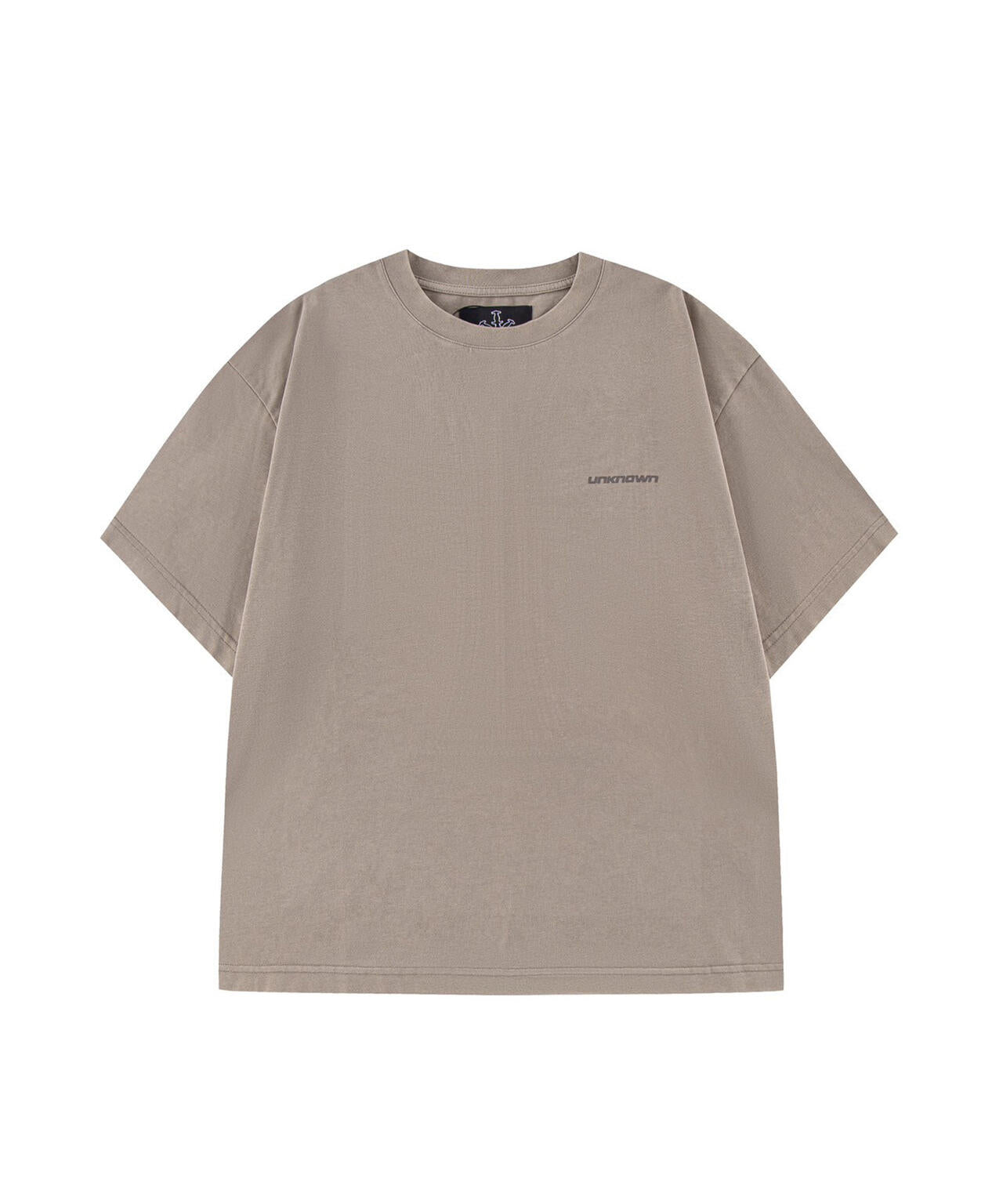UNKNOWNLONDON/アンノウンロンドン/OUTLINE CROSS RHINESTONE T