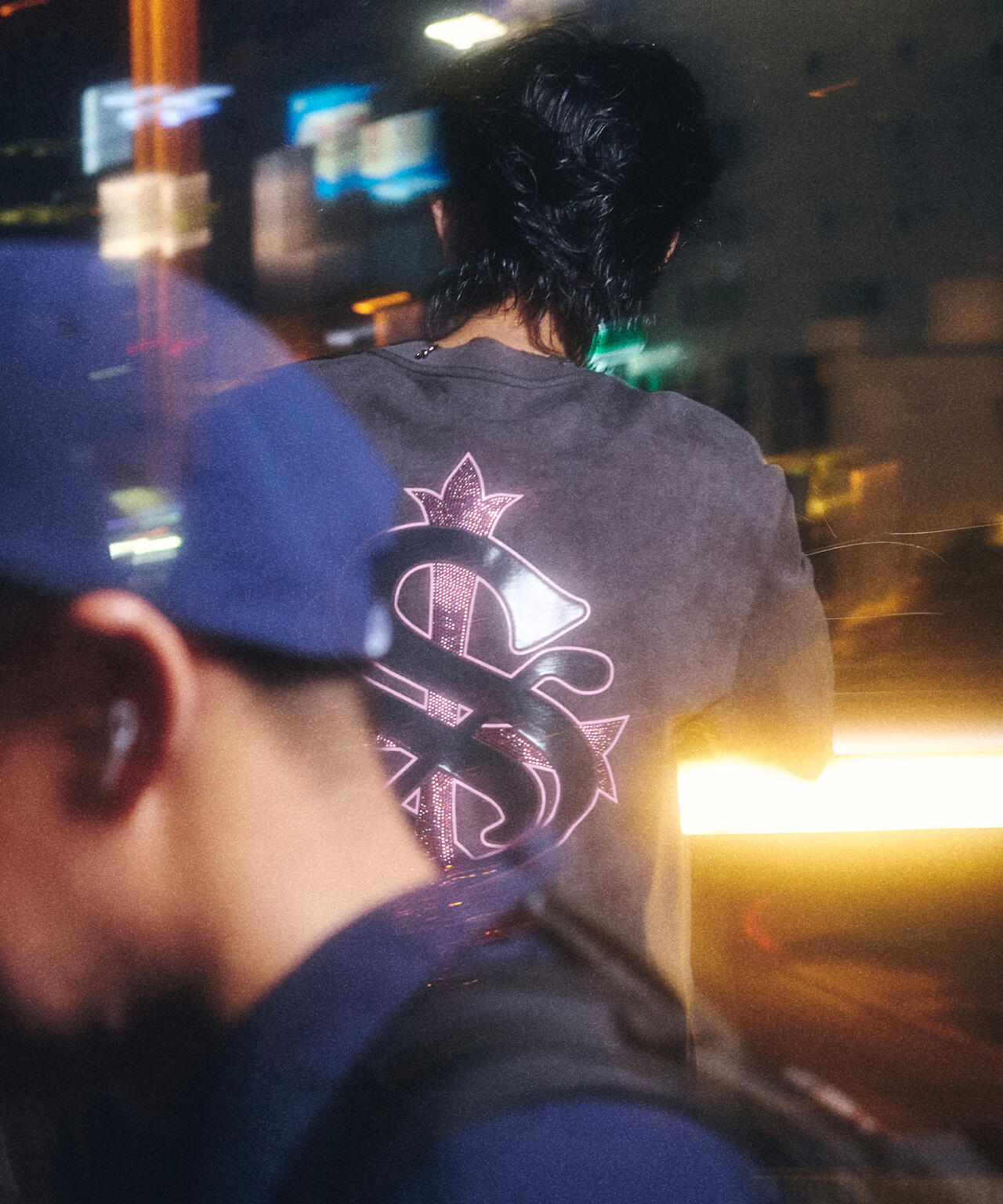 SUPPLIER/サプライヤー/【LHP EXCLUSIVE】DAMAGE PIERCED CROSS TEE