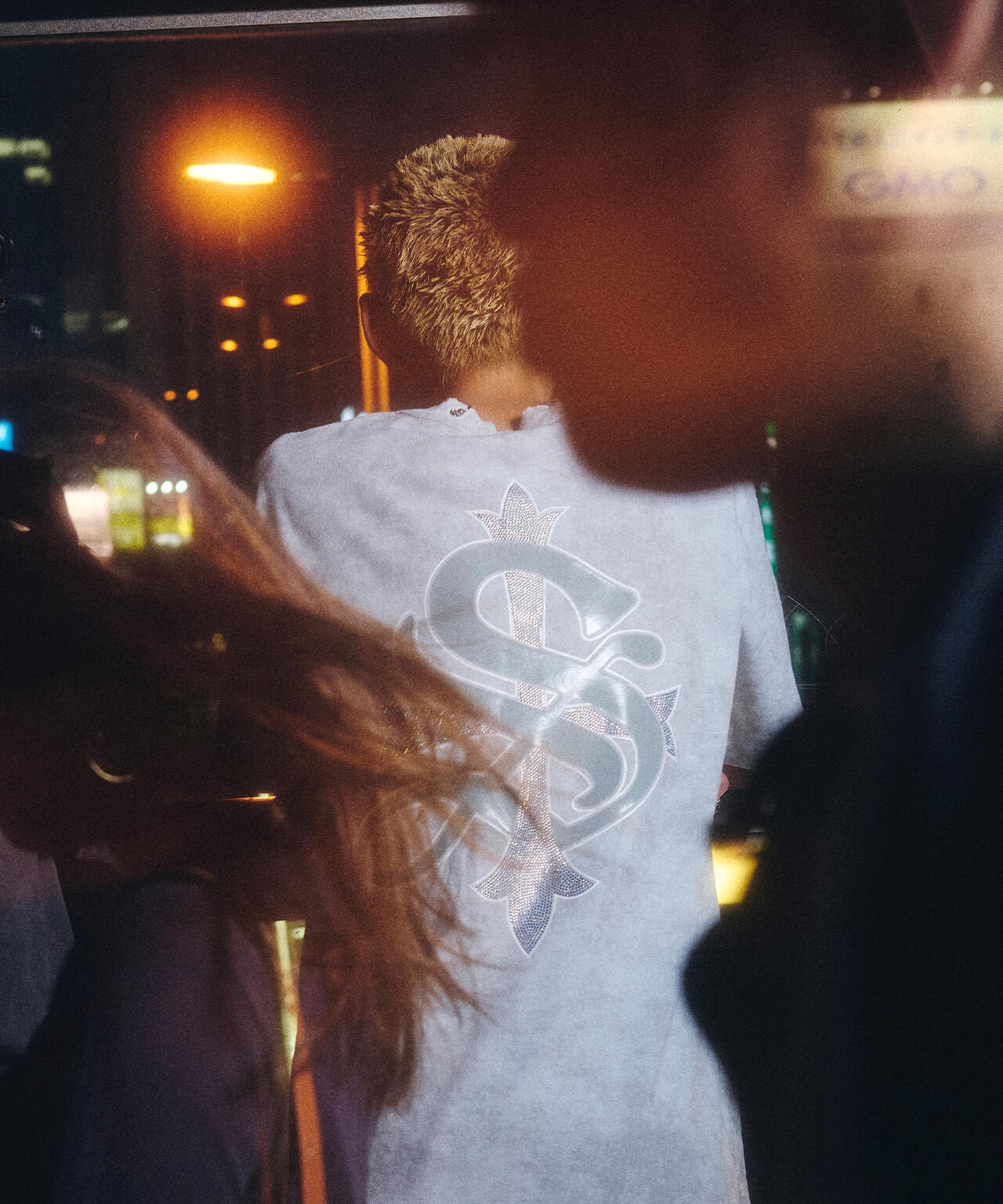 SUPPLIER/サプライヤー/【LHP EXCLUSIVE】DAMAGE PIERCED CROSS TEE