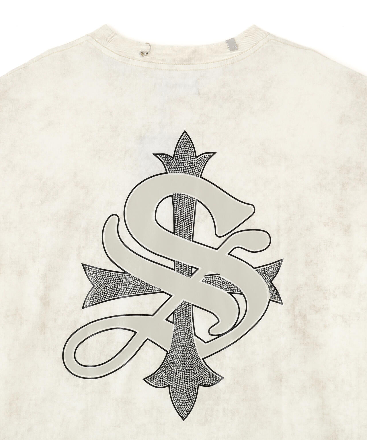 SUPPLIER/サプライヤー/【LHP EXCLUSIVE】DAMAGE PIERCED CROSS TEE