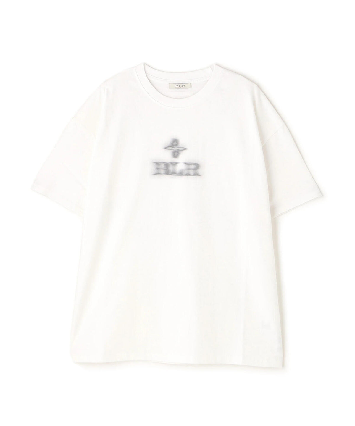 BLR/ビーエルアール/BLURRED LOGO PRINTED T-SHIRT