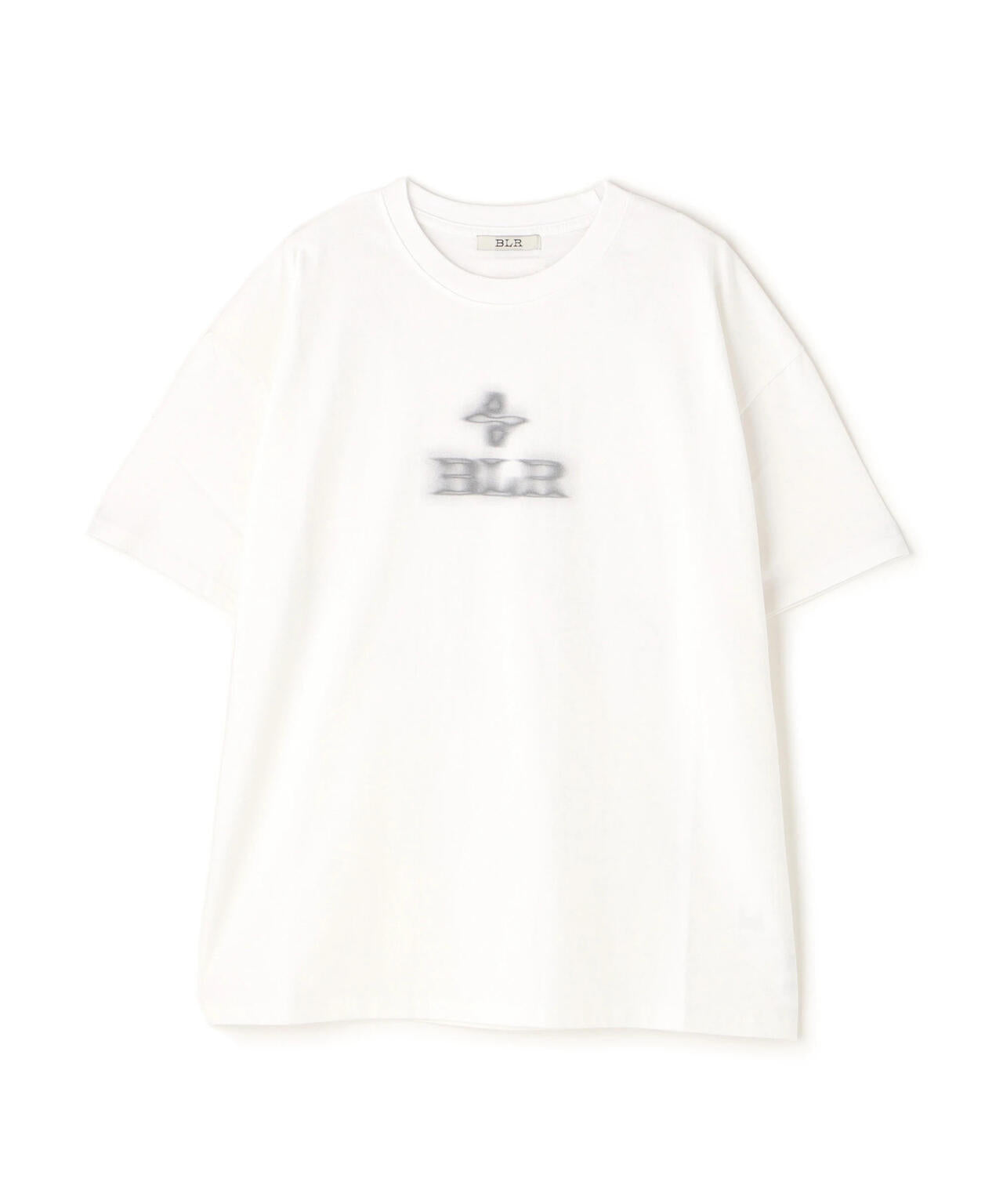 BLR/ビーエルアール/BLURRED LOGO PRINTED T-SHIRT