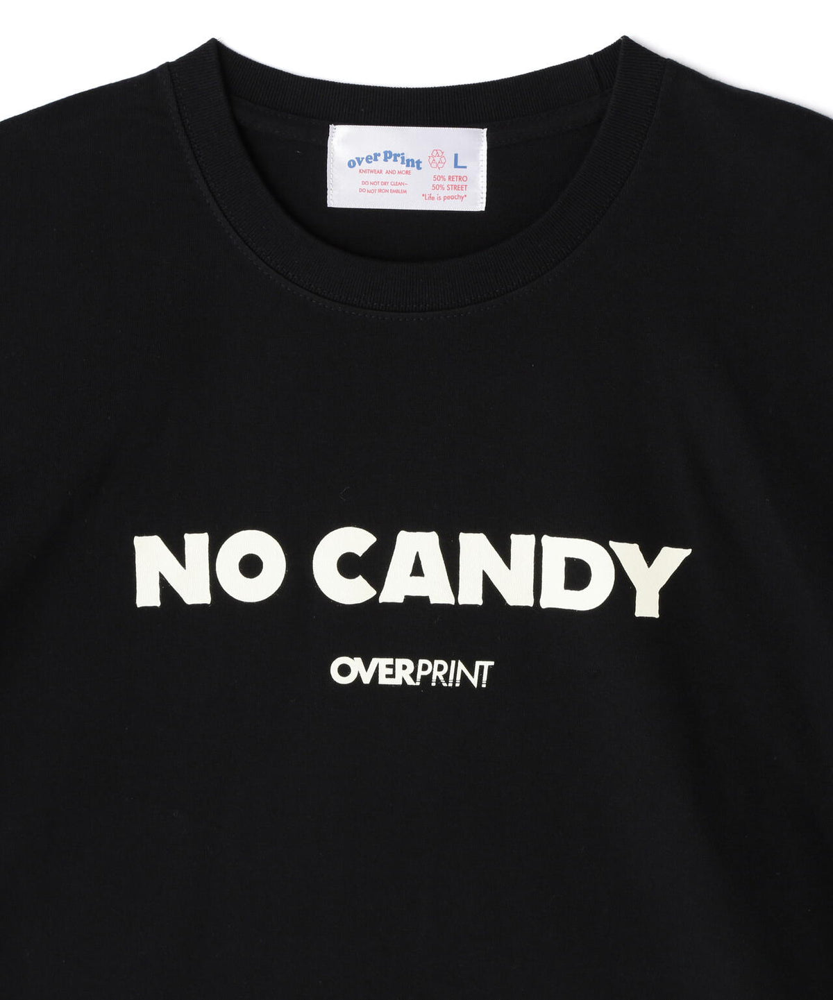 overprint/オーバープリント/NO CANDY TEE