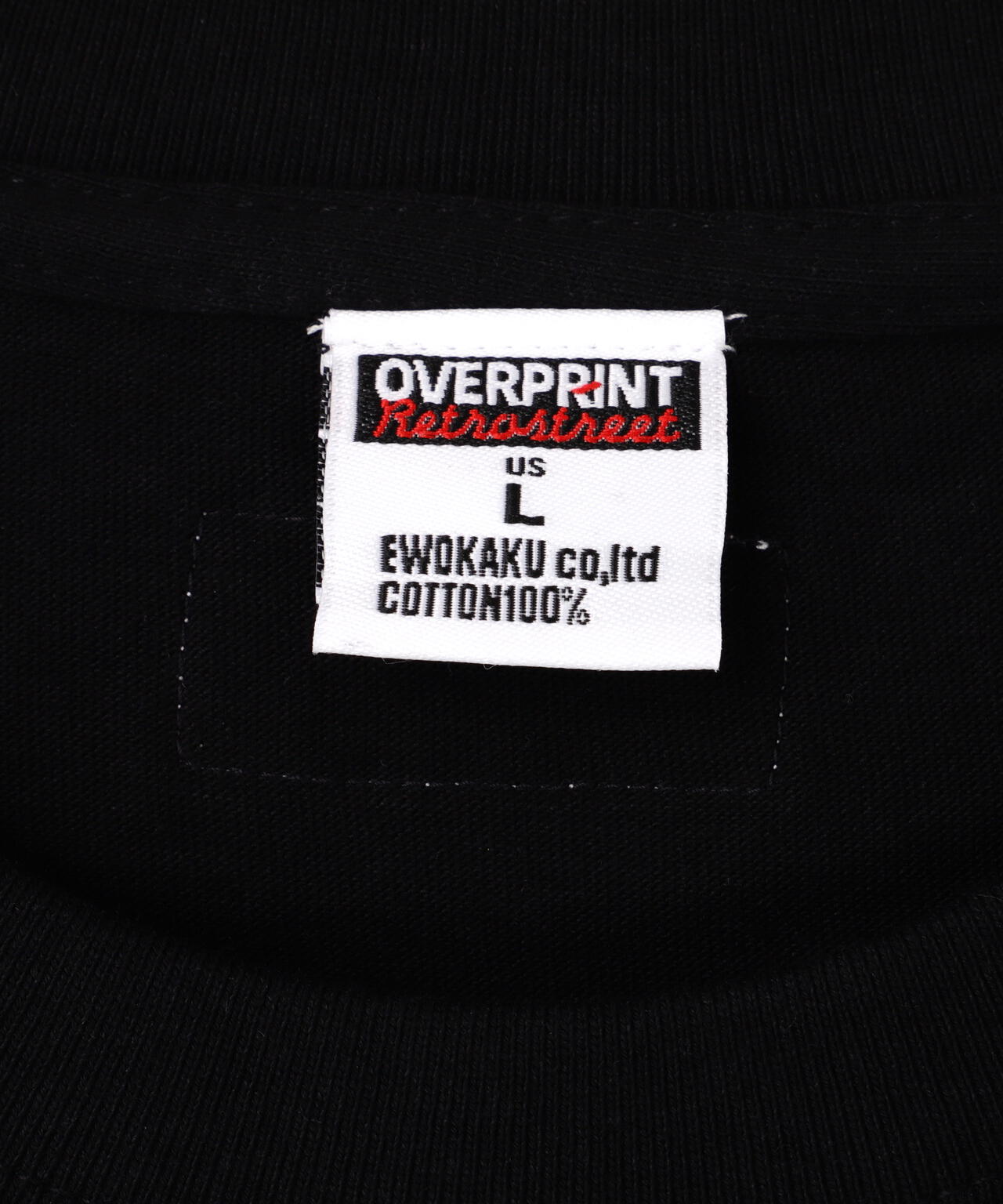 overprint/オーバープリント/パン TEE