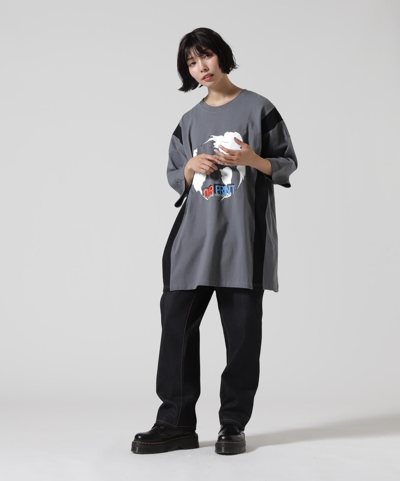 overprint/オーバープリント/CLOUD TEE